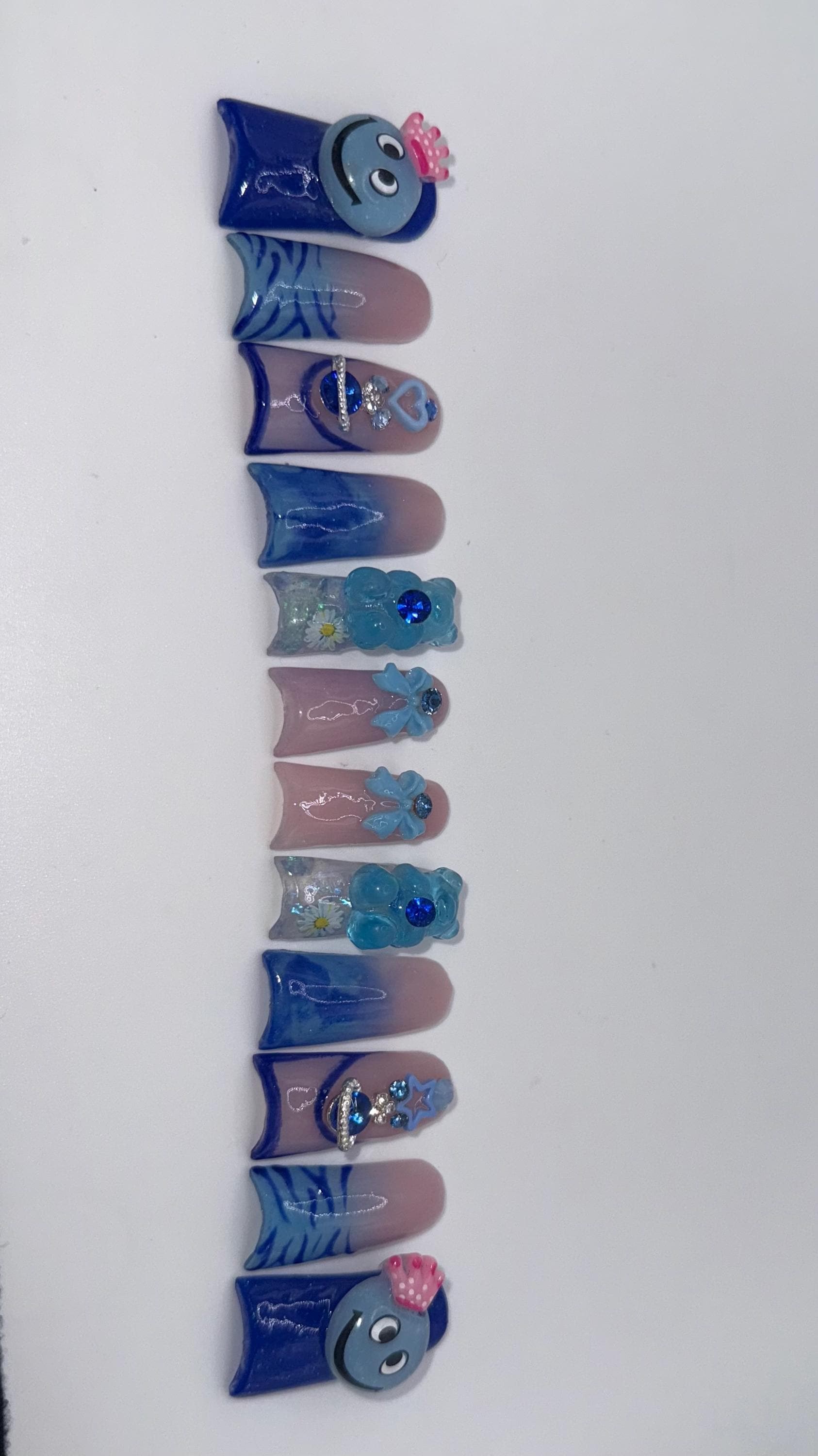 Blue duck nails freestyle, view 5