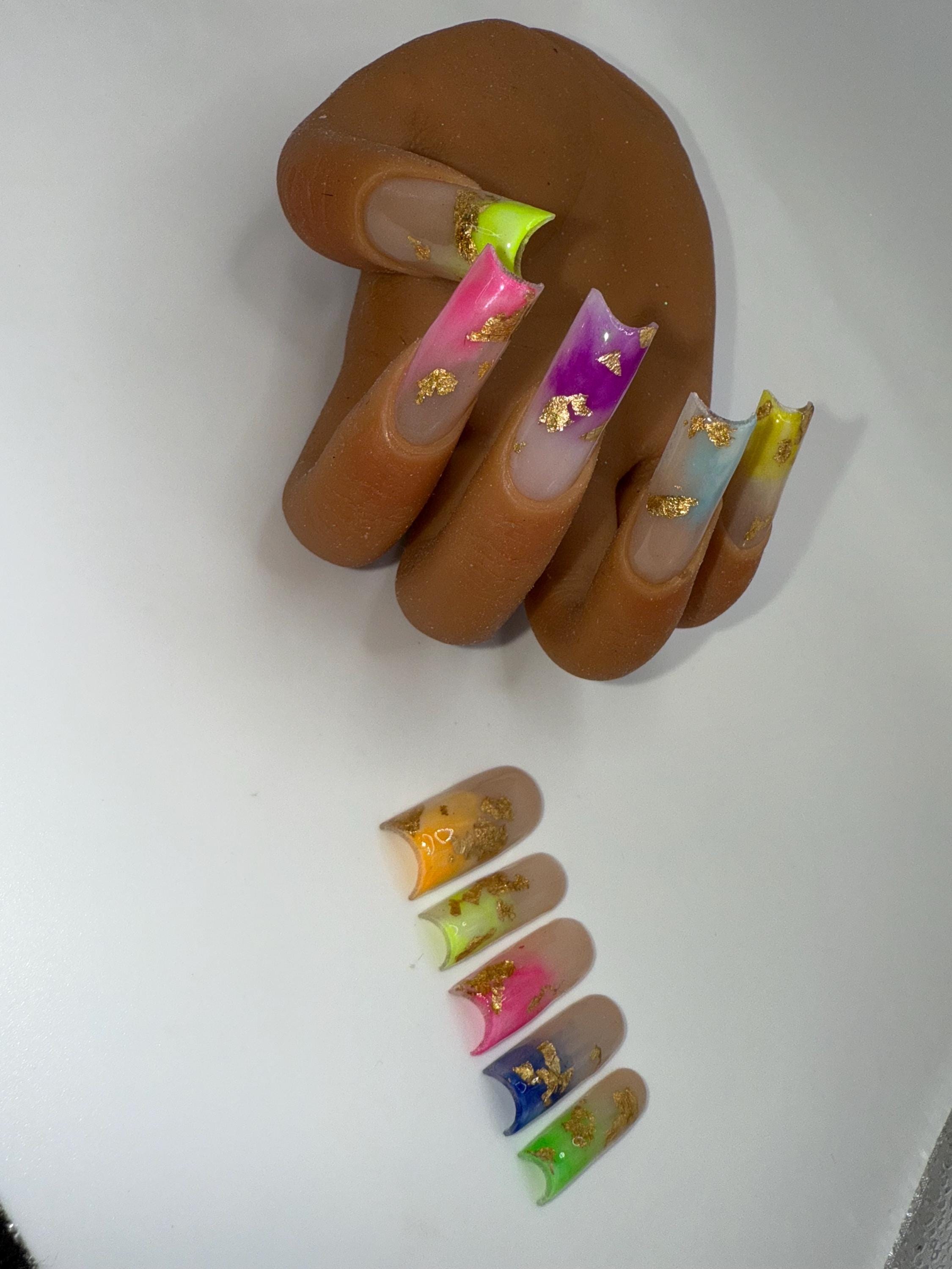 Marble/foil acrylic set