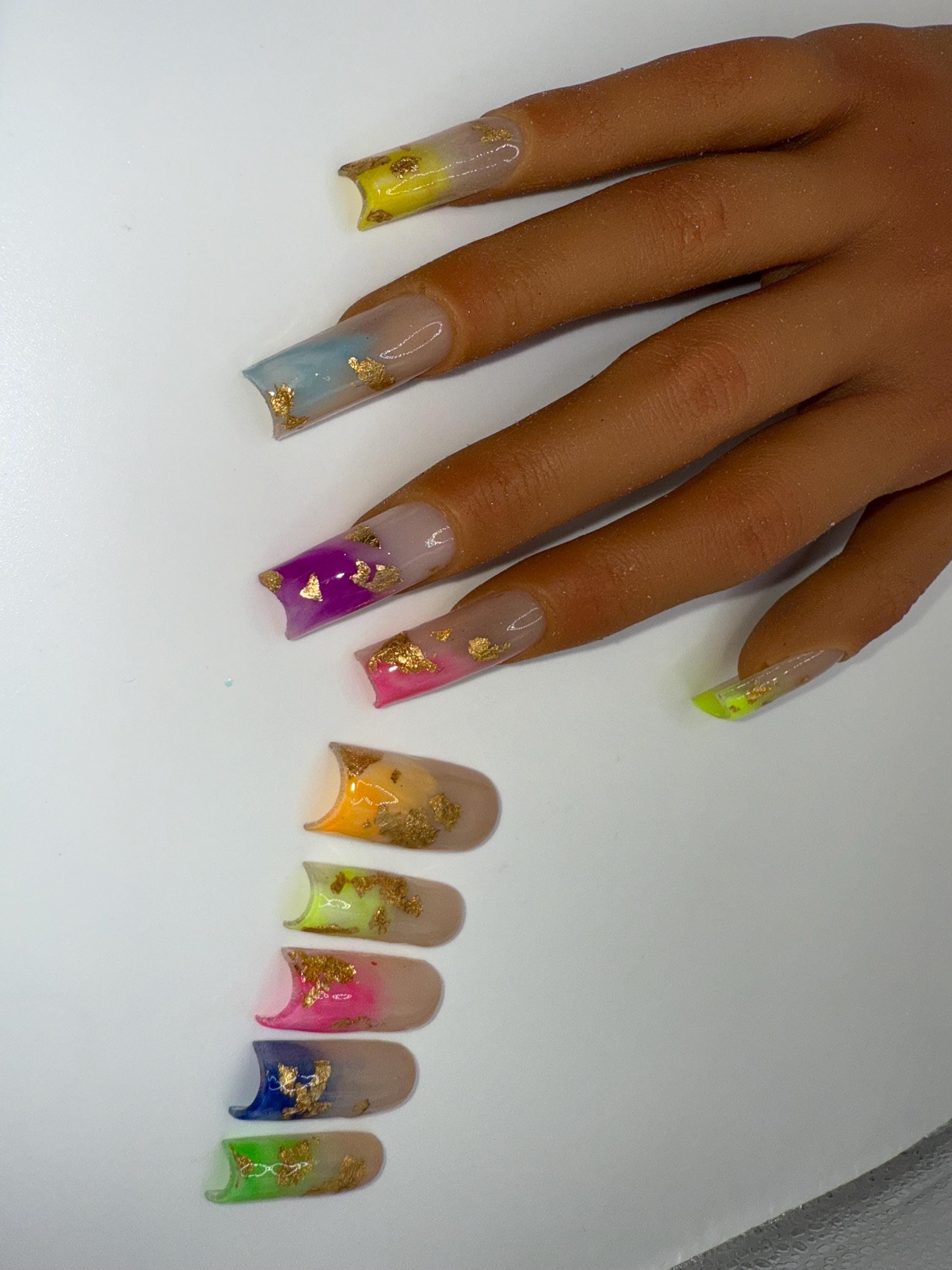 Marble/foil acrylic set, view 2