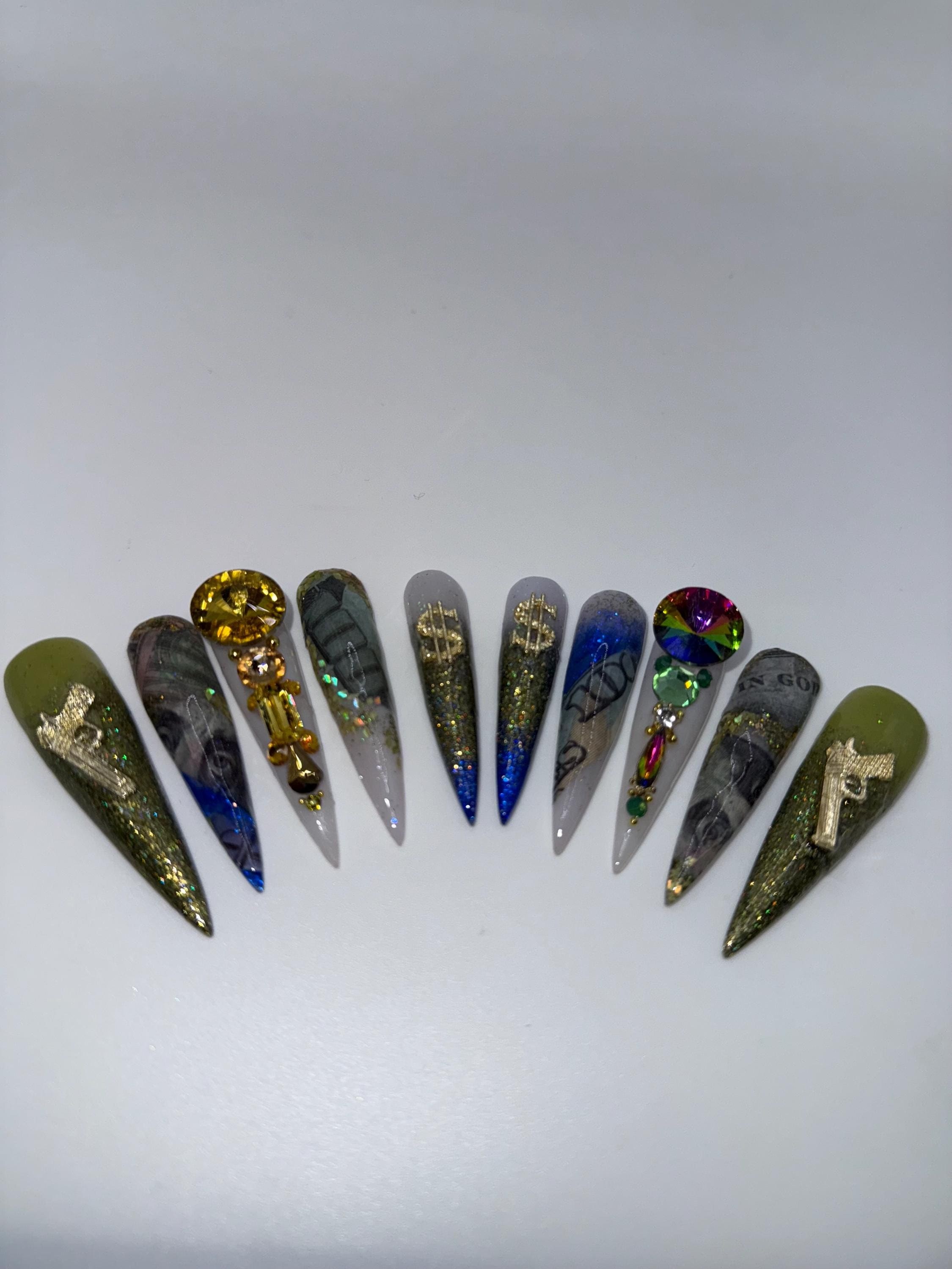 3x stiletto money set