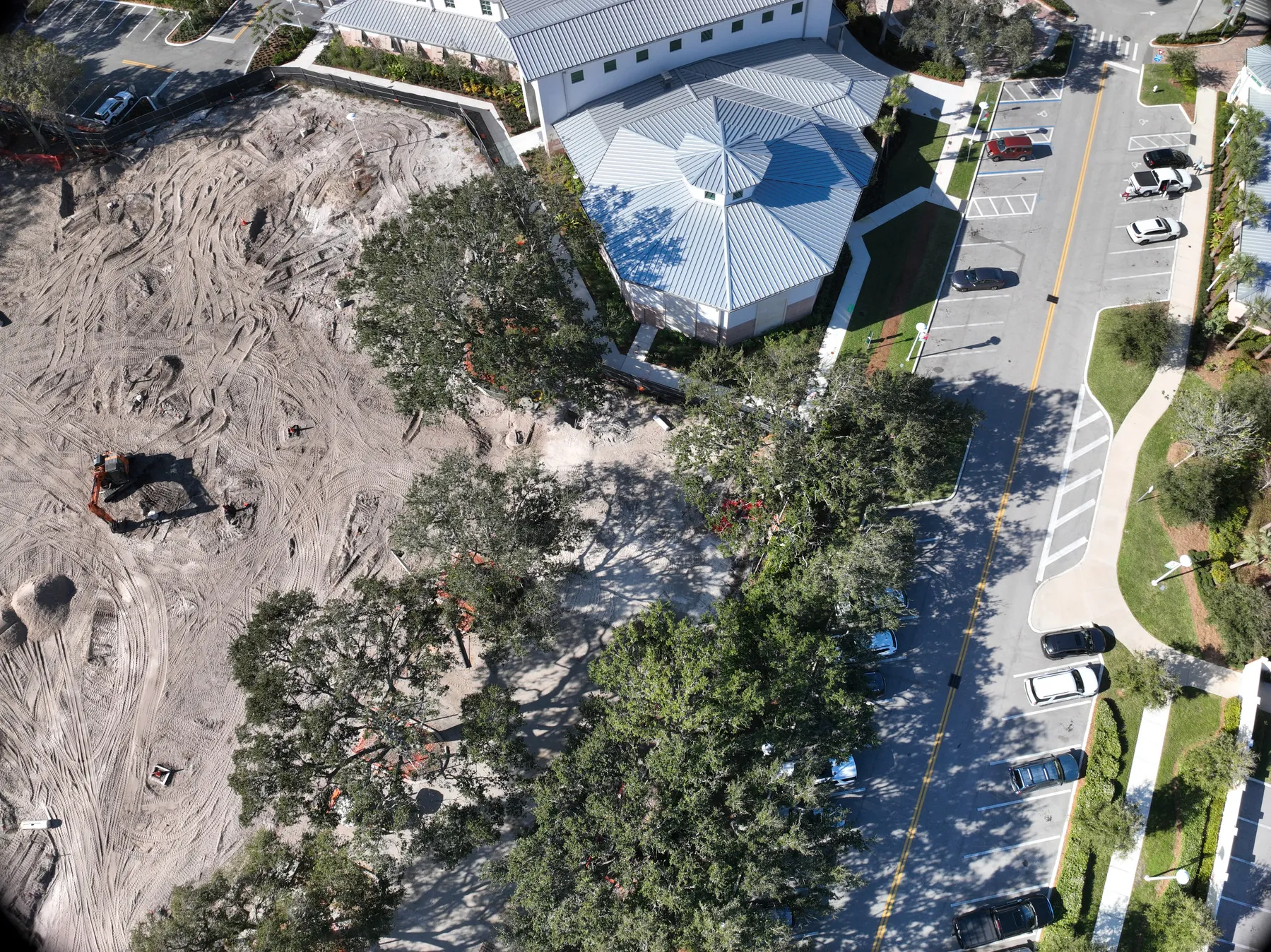 Jupiter Townhall Green Space aerial photograph 3