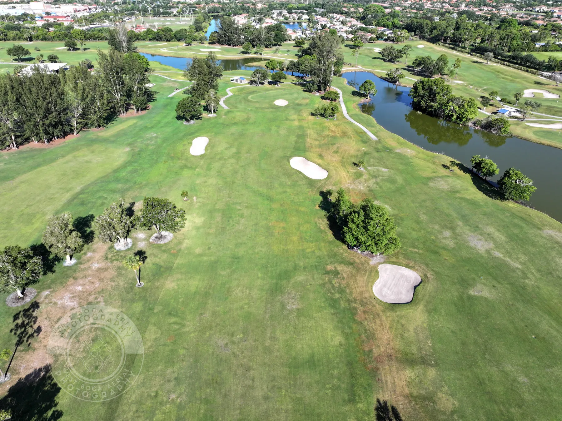 Links Golf Course aerial photograph 2