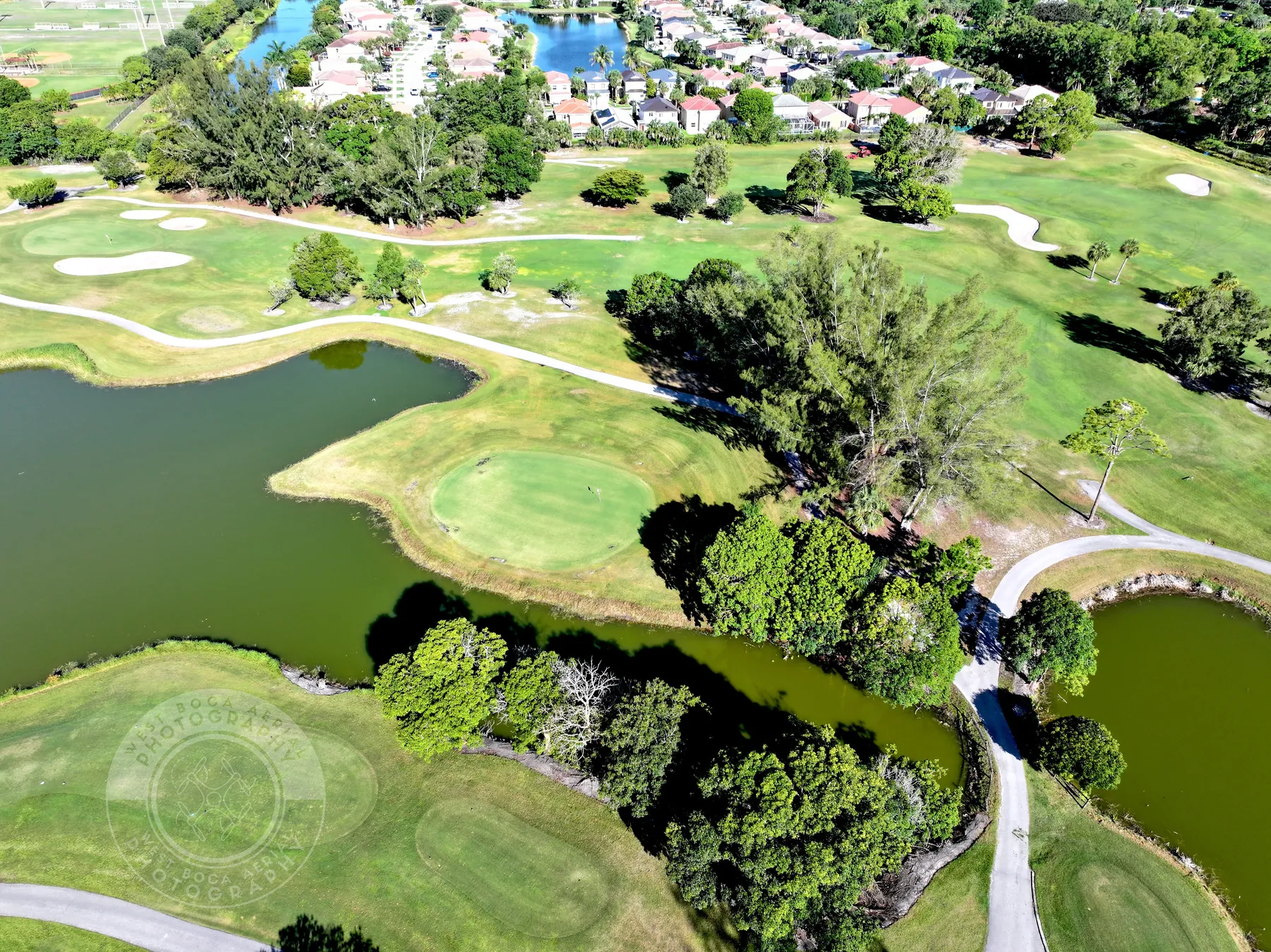 Links Golf Course aerial photograph 6