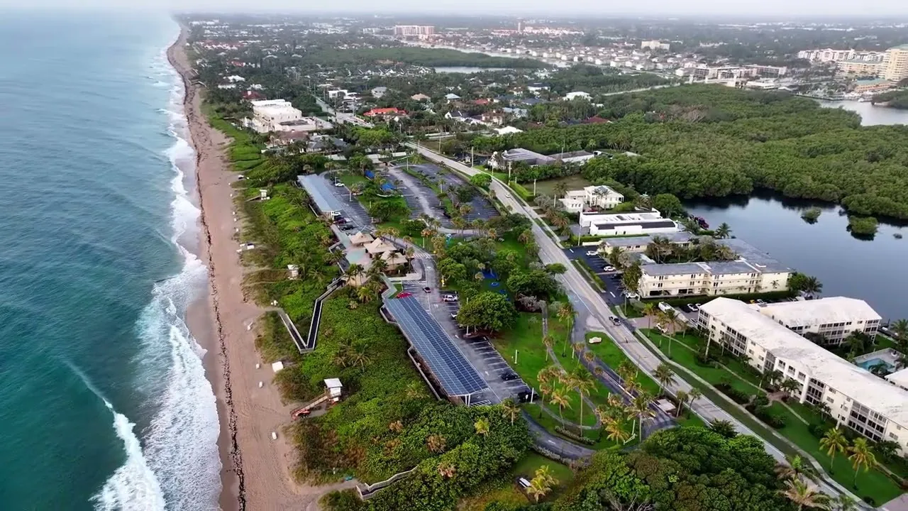 Oceanfront Park aerial photograph 2