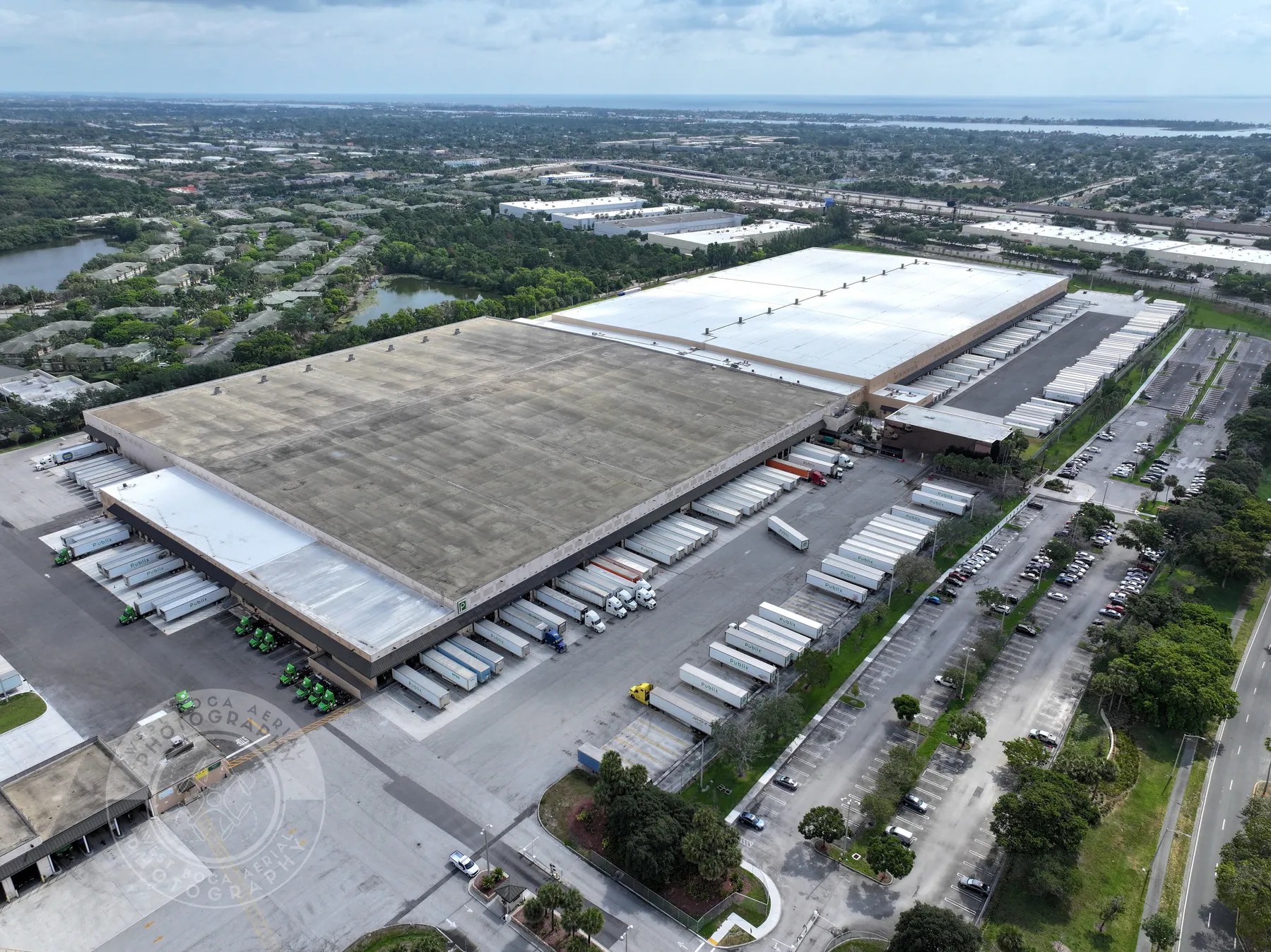 Publix Distribution Center aerial photograph 1