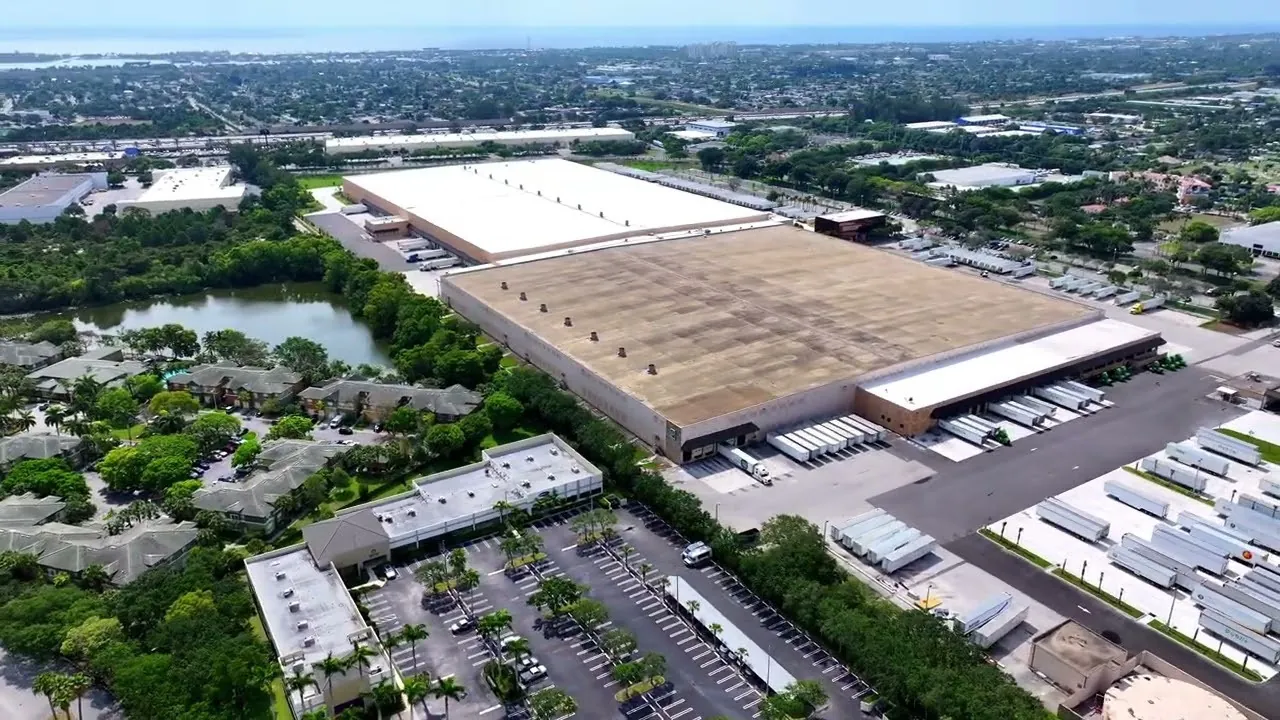 Publix Distribution Center aerial photograph 2