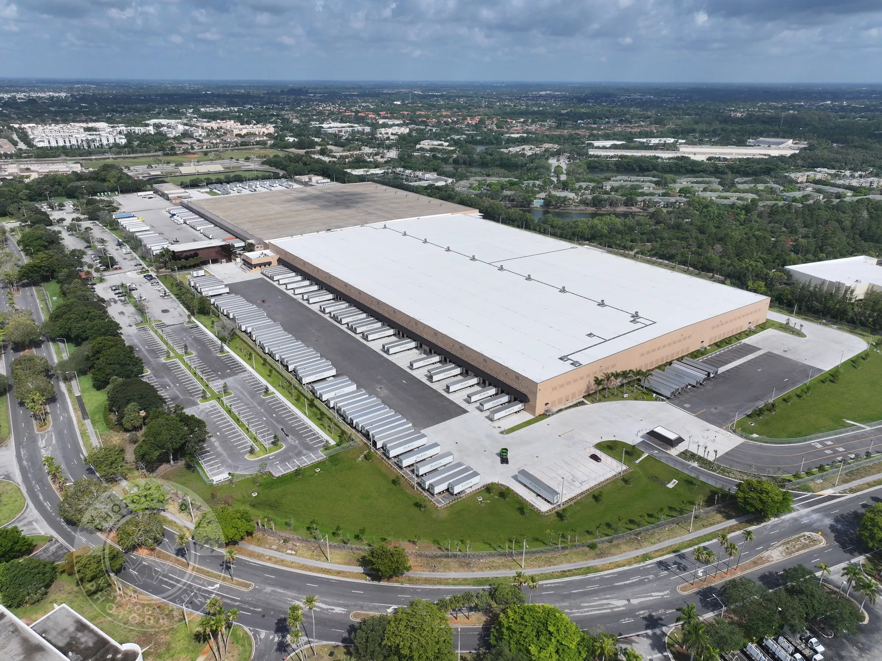 Publix Distribution Center aerial photograph 3