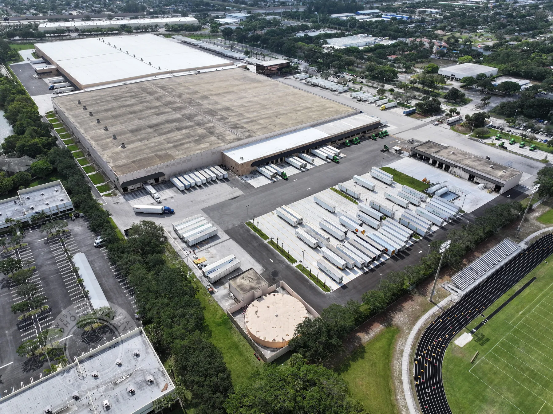 Publix Distribution Center aerial photograph 4