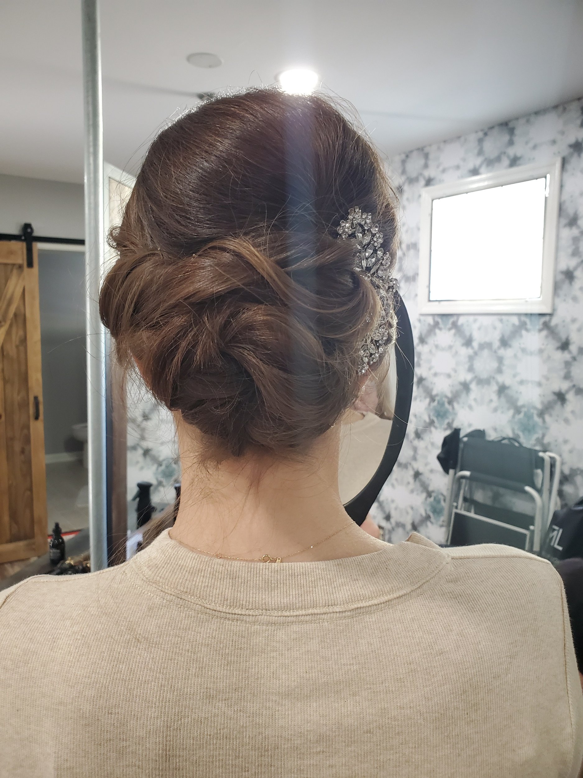 Bridal hairstyle portfolio look 14