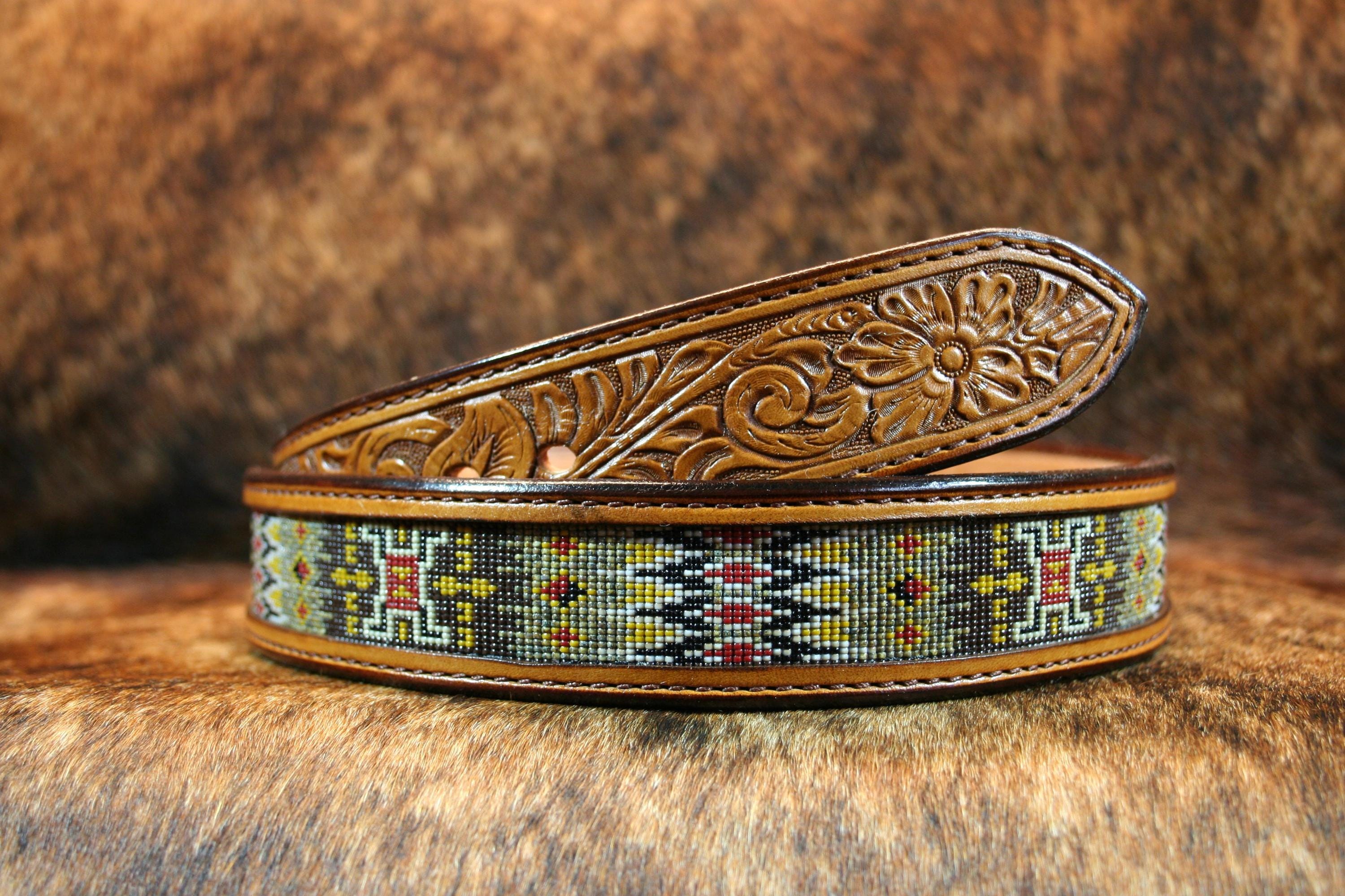 Western Style Belt "Tribal Echo"