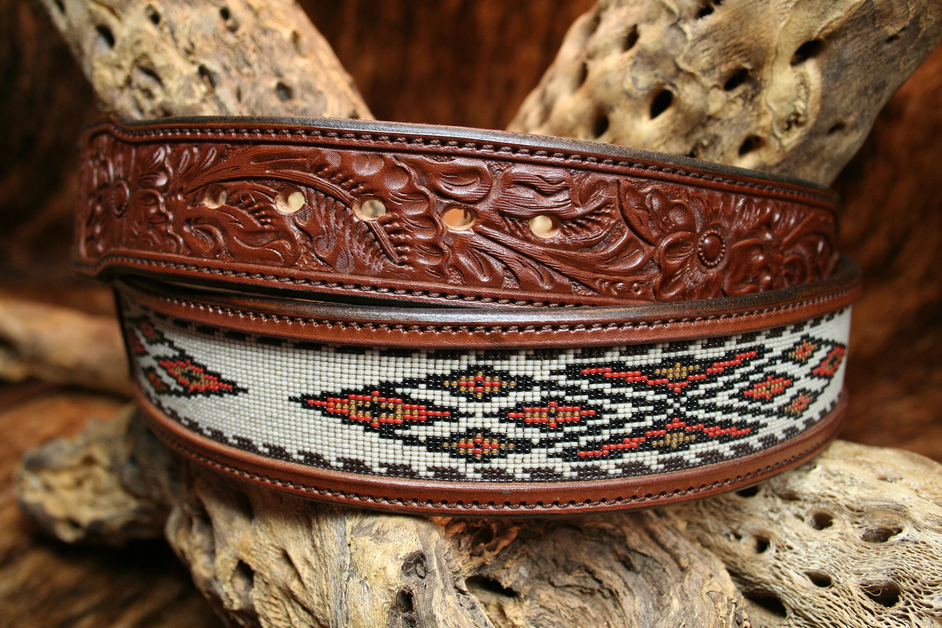 Mens Leather Belt "Tortilla Flat"