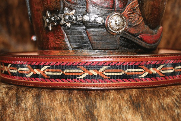 Barbed Wire Leather Belt