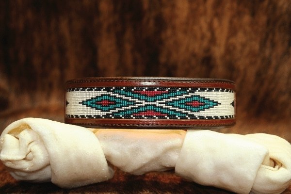 Southwest Horse Hair 1 Dog Collar