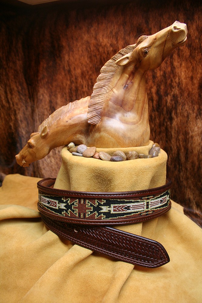 Horse Thieves Beaded Belt