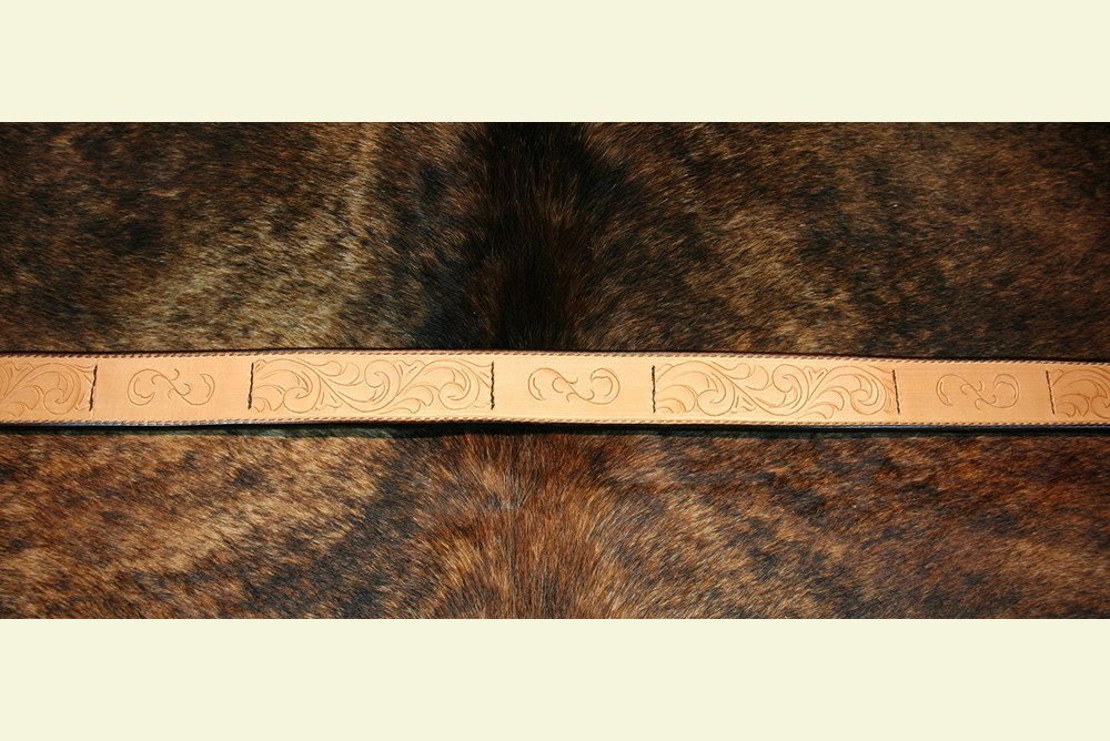 Prairie Spirit Beaded Leather Western Belt