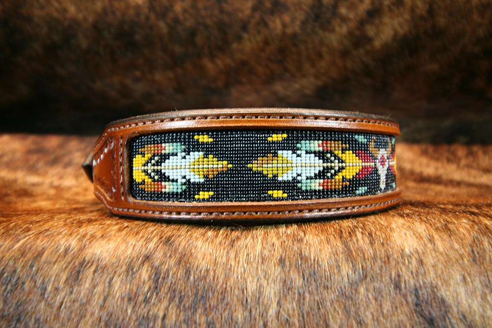 Southwest Arrow with Skull Dog Collars