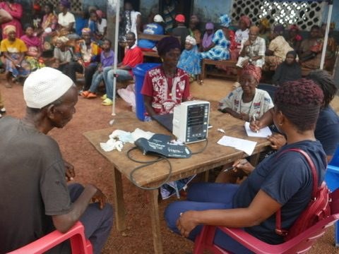 Community health screening in rural Sierra Leone
