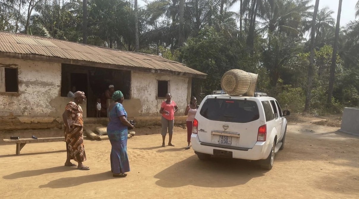 MaCHO's clinic building in rural Sierra Leone