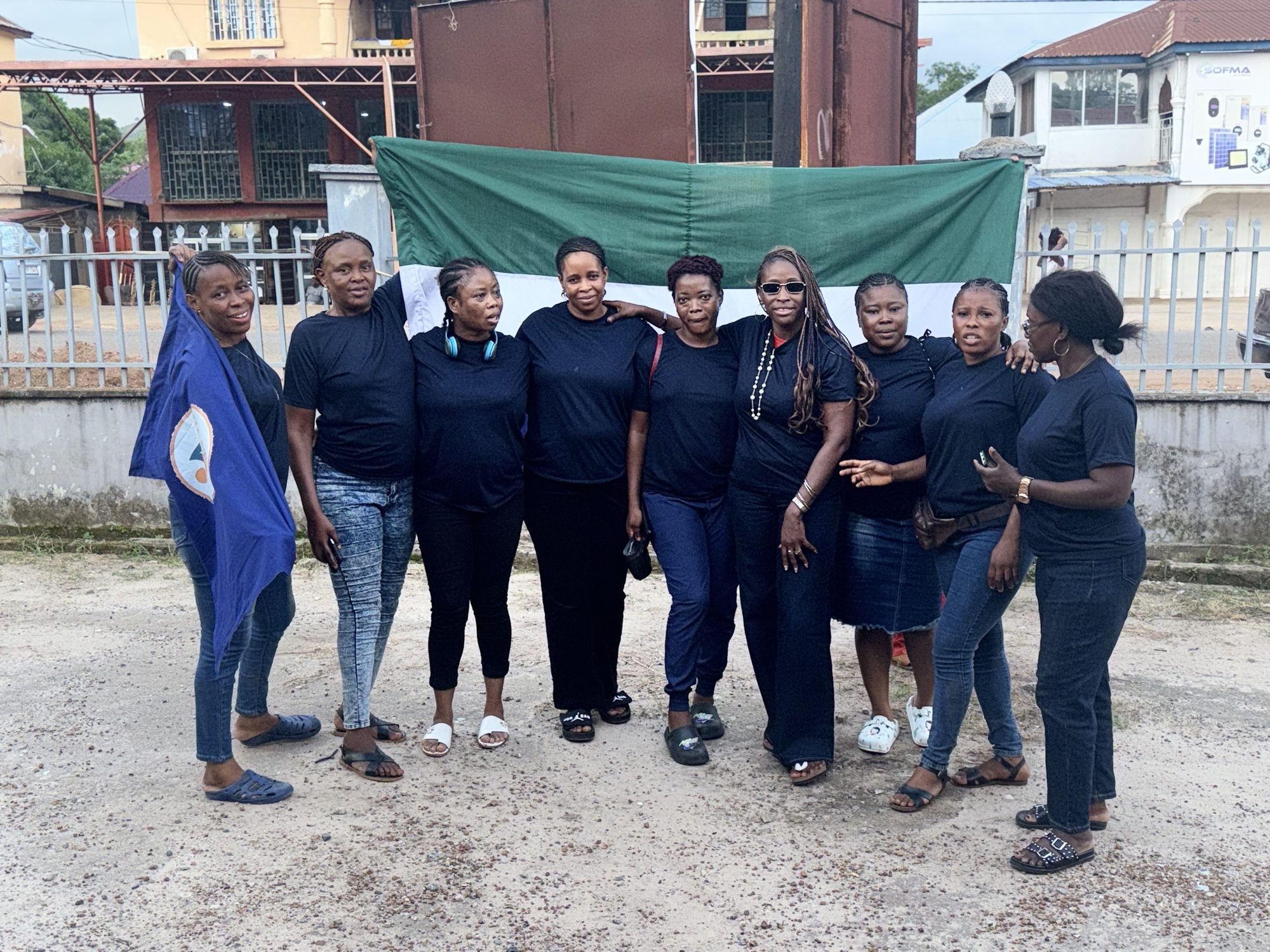 Members of the MaCHO mission team standing together