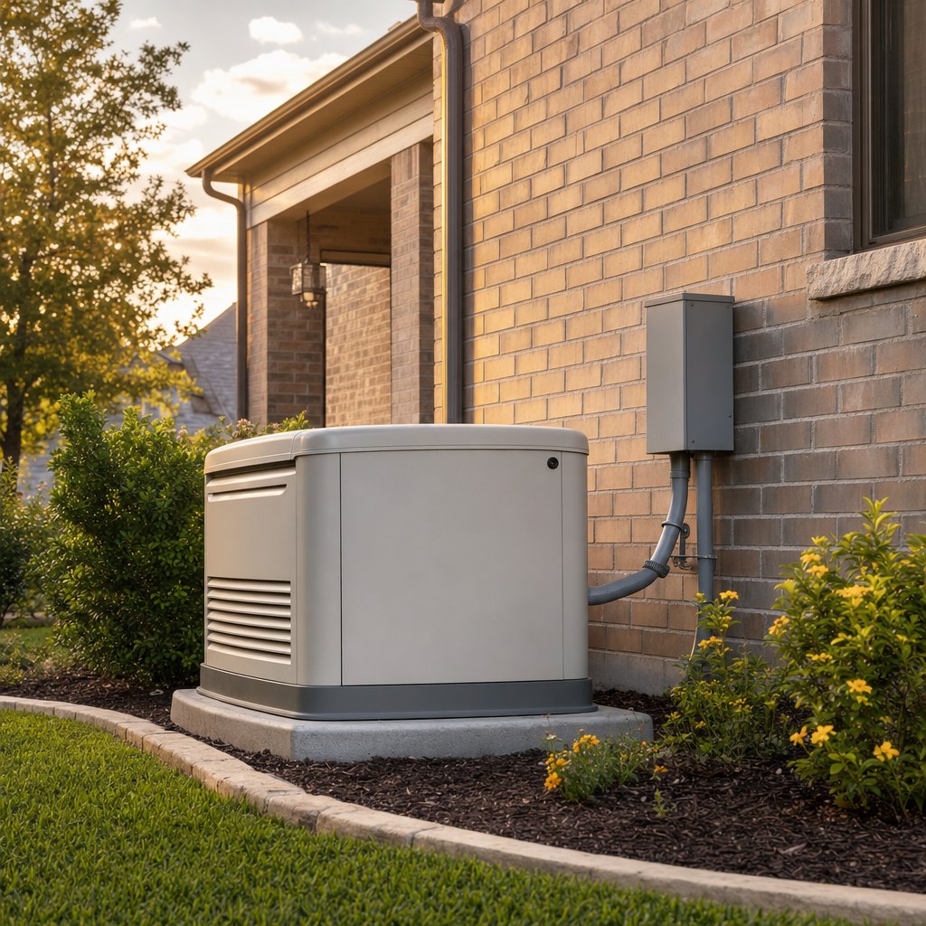 Standby power equipment at a residential home