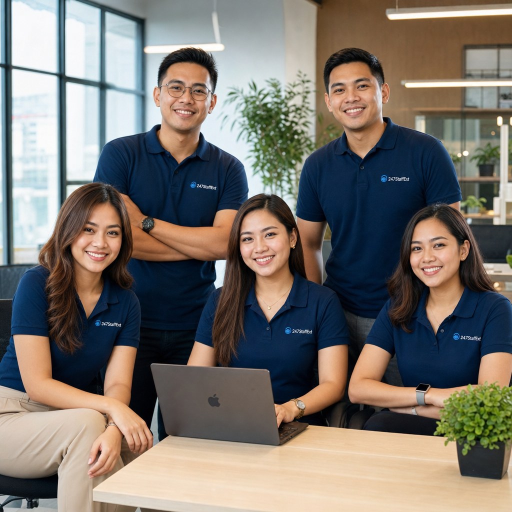 Filipino remote professionals working as an extended team