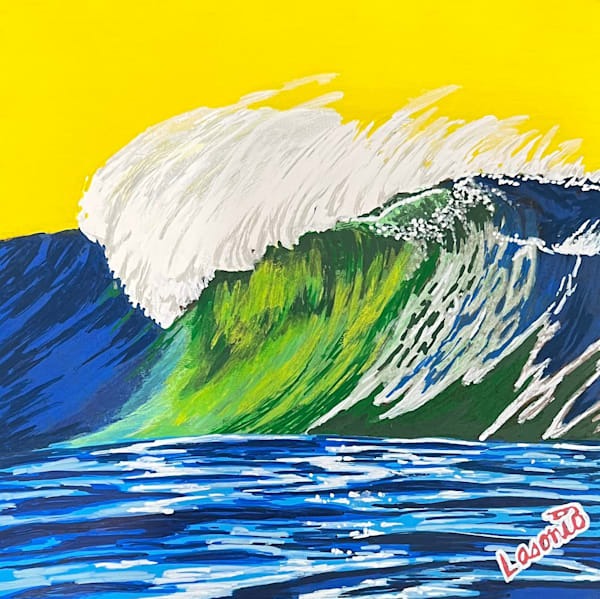 Blue Barrel Dec4 | Lasonio Fine Art