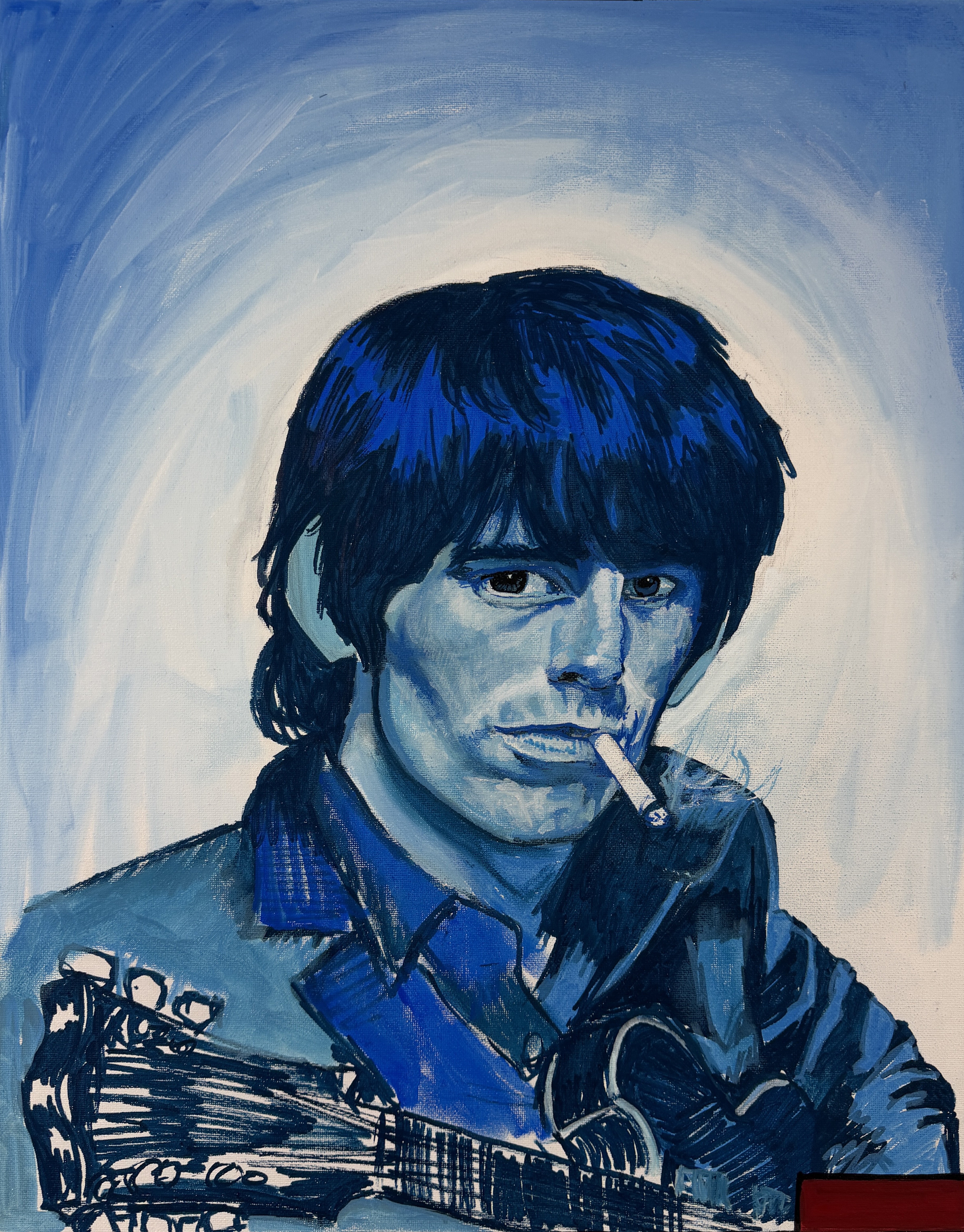 Keith Richards portrait from the Keef series by John Lasonio