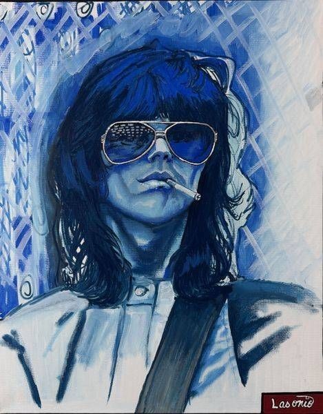 Keith Richards portrait from the Keef series by John Lasonio
