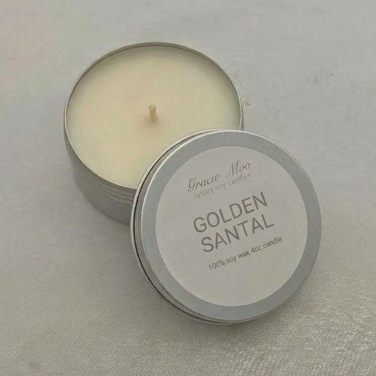 Golden Santal 4 oz Travel Tin