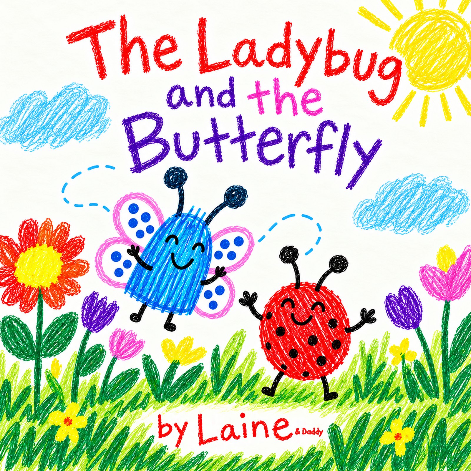 Cover of The Ladybug and the Butterfly by Laine & Daddy