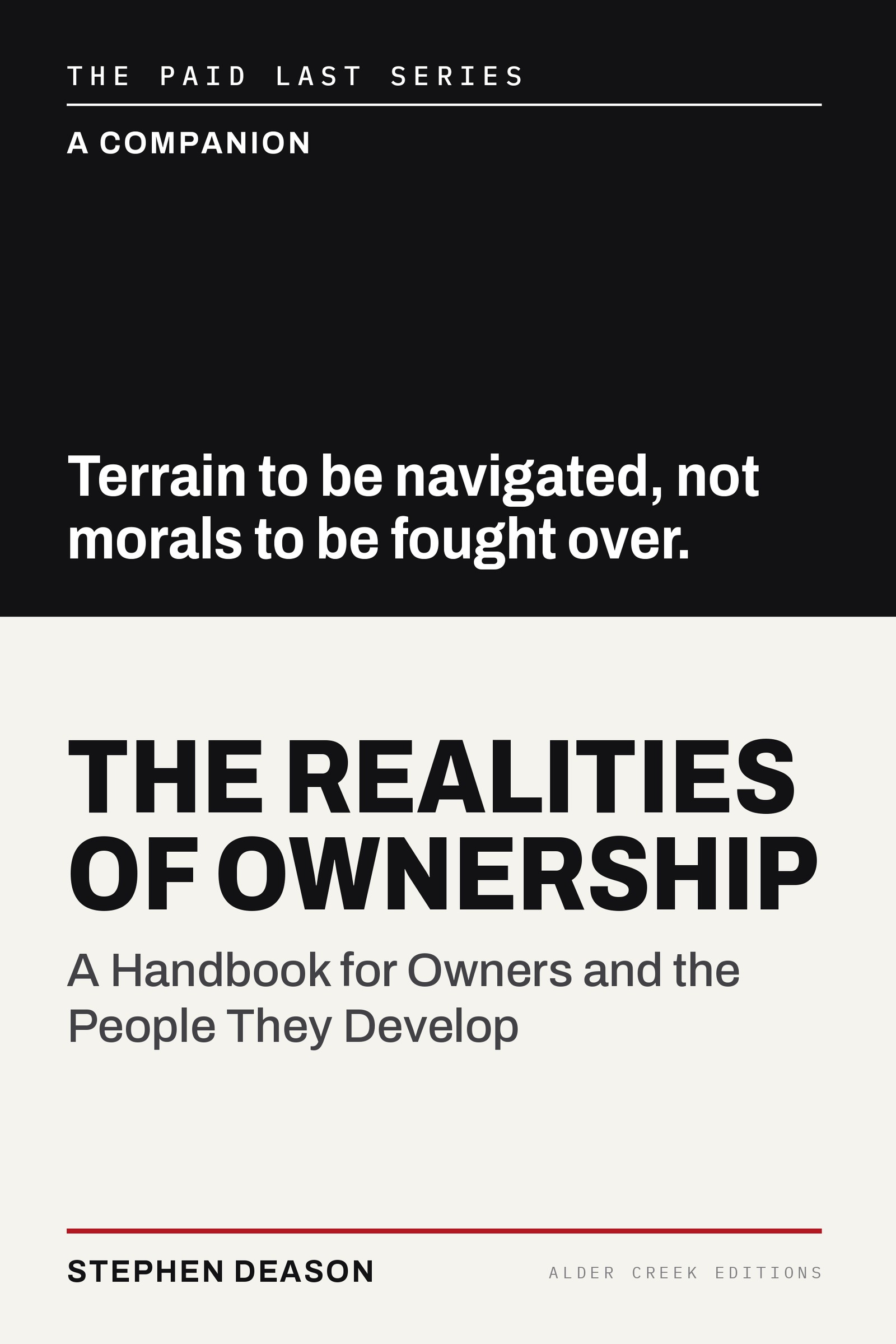 Cover of The Realities of Ownership by Stephen Deason