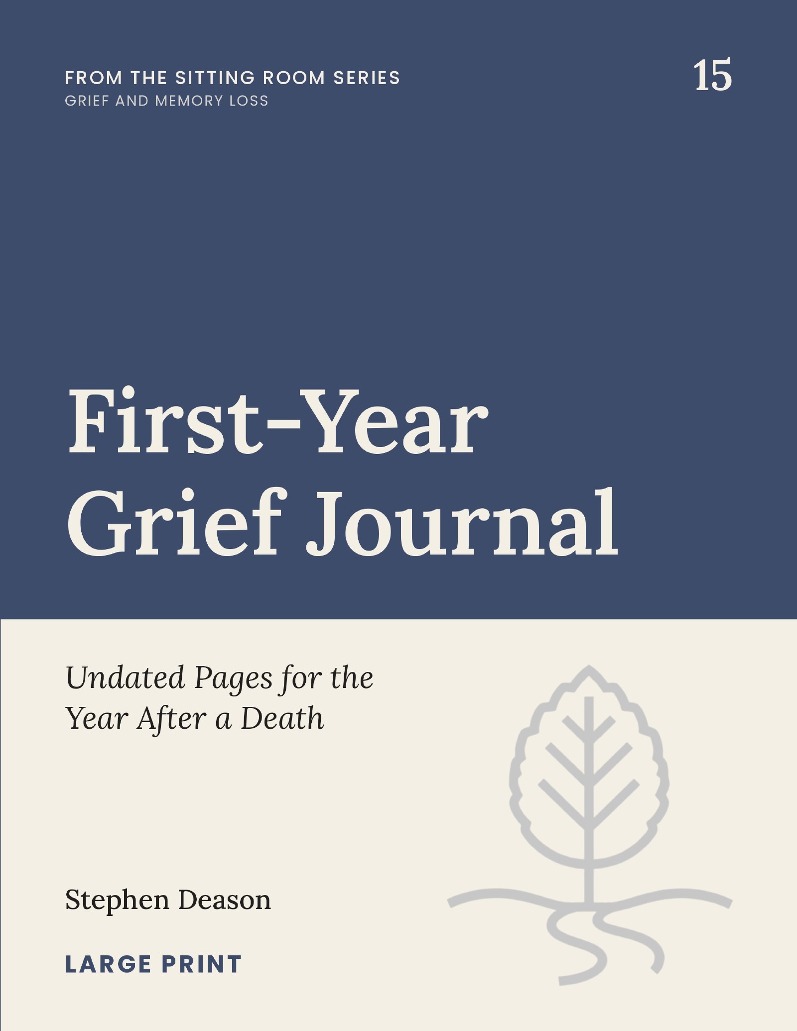 Cover of First-Year Grief Journal by Stephen Deason