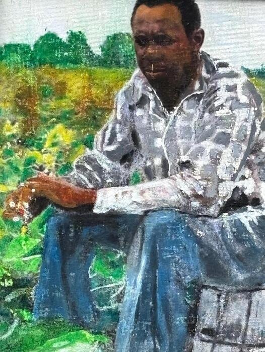 Contemplation, artwork by Cher Valentino