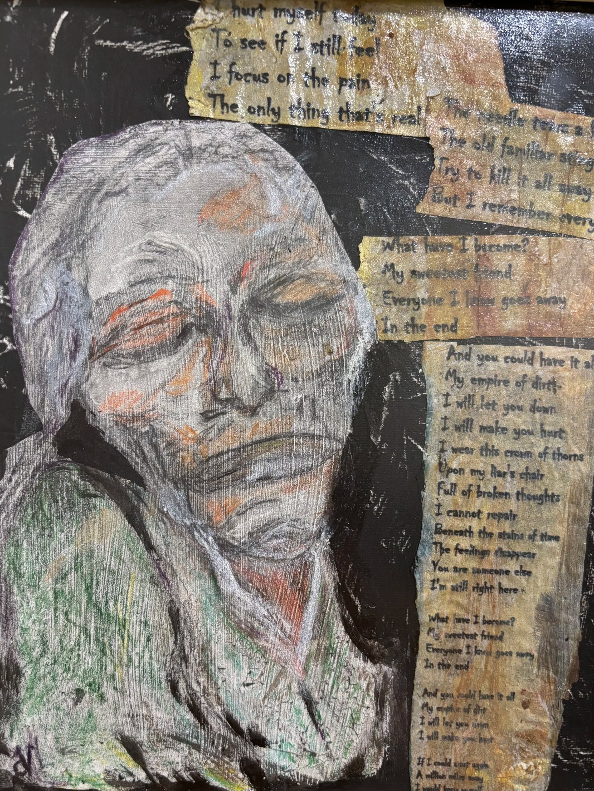 Hurt, artwork by Cher Valentino