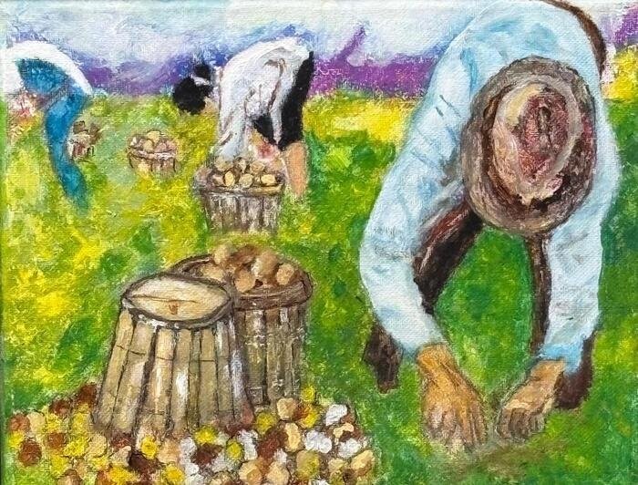 Toil Together, artwork by Cher Valentino