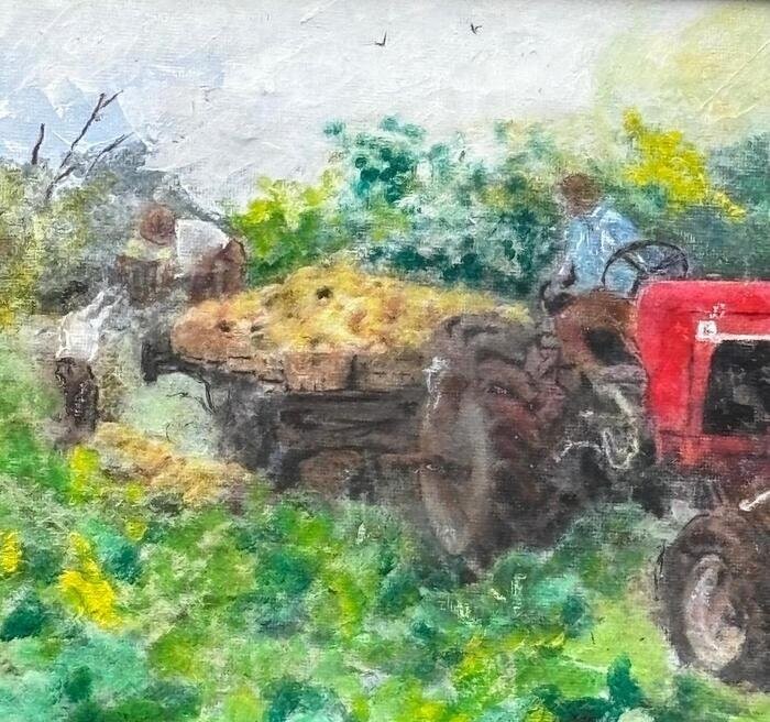 Tractor Pull, artwork by Cher Valentino