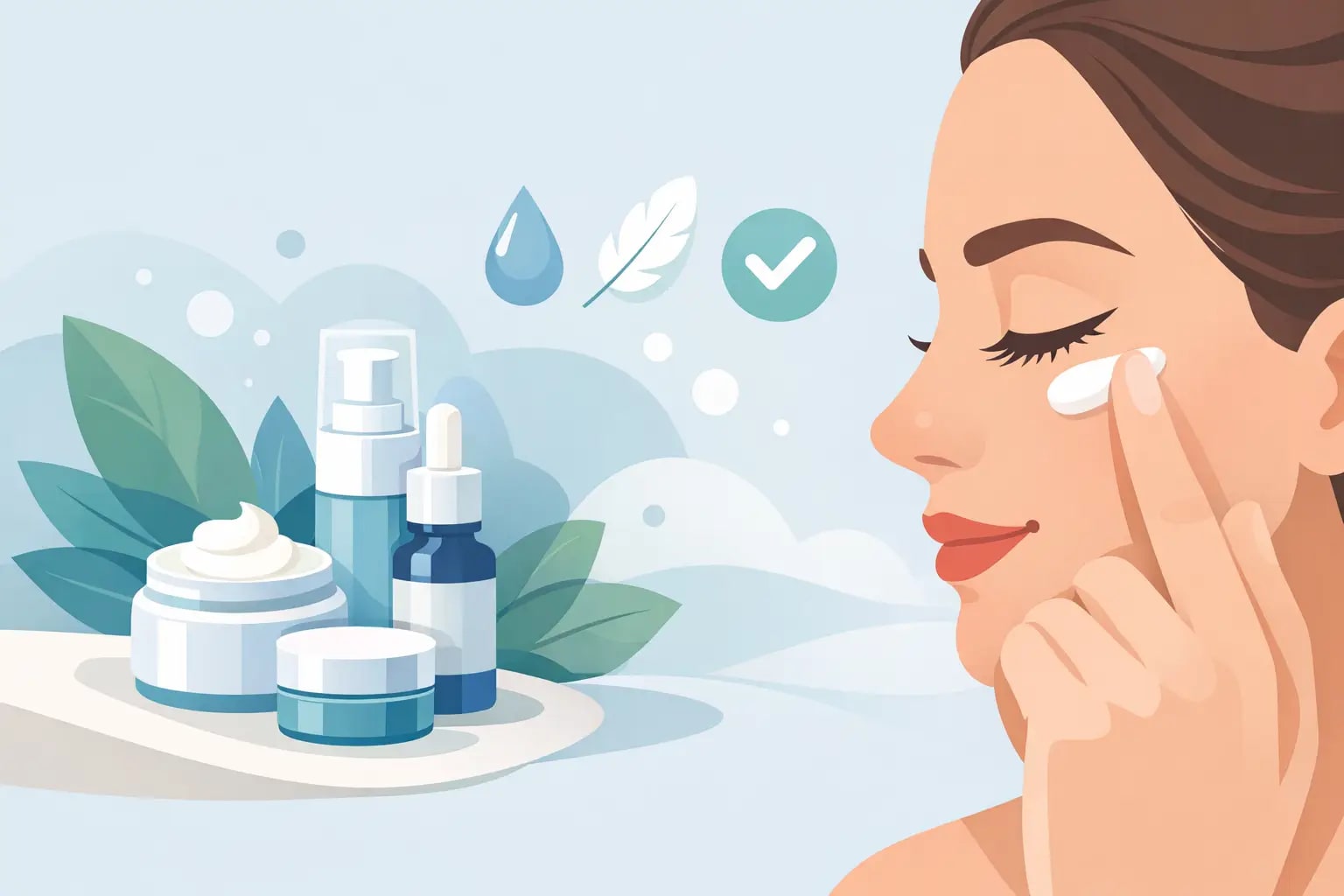 Editorial eye care image for How to Choose Eye Cream for Sensitive Skin