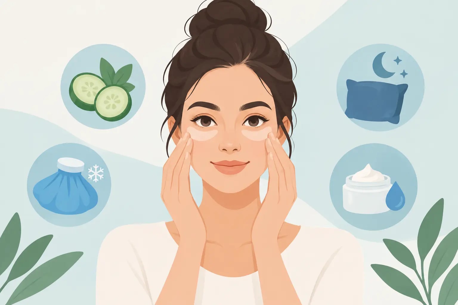 Editorial eye care image for Puffy Eyes: What Helps and When to Use It