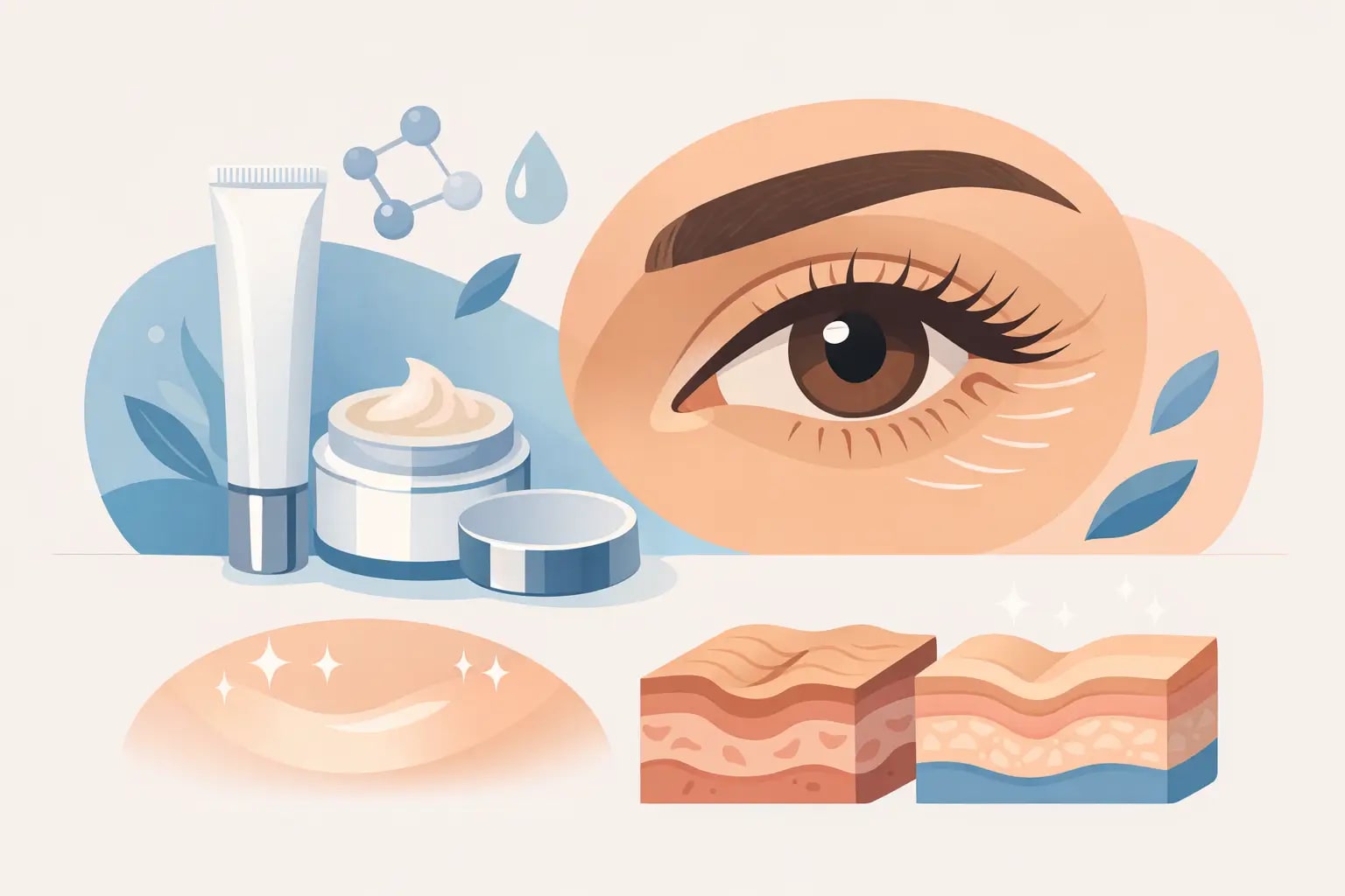 Editorial eye care image for Retinol Eye Cream Fine Lines: What to Expect