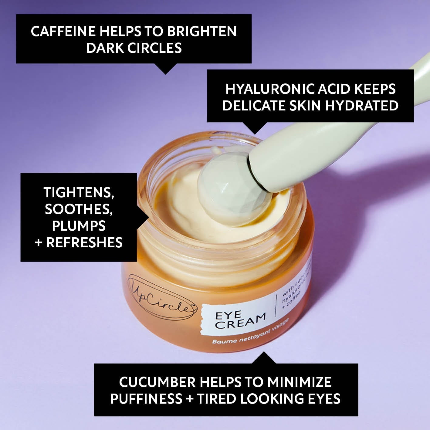 Eye Cream with Hyaluronic Acid & Coffee, view 4
