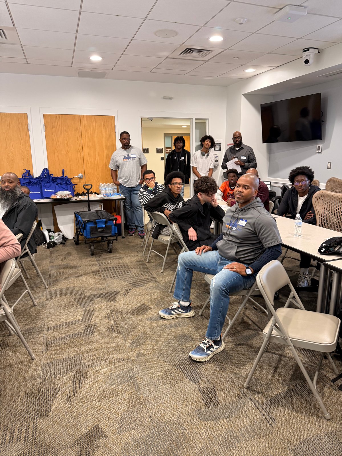 AFGM participants gathered for a group discussion at the October S.H.I.E.L.D.S. Meetup
