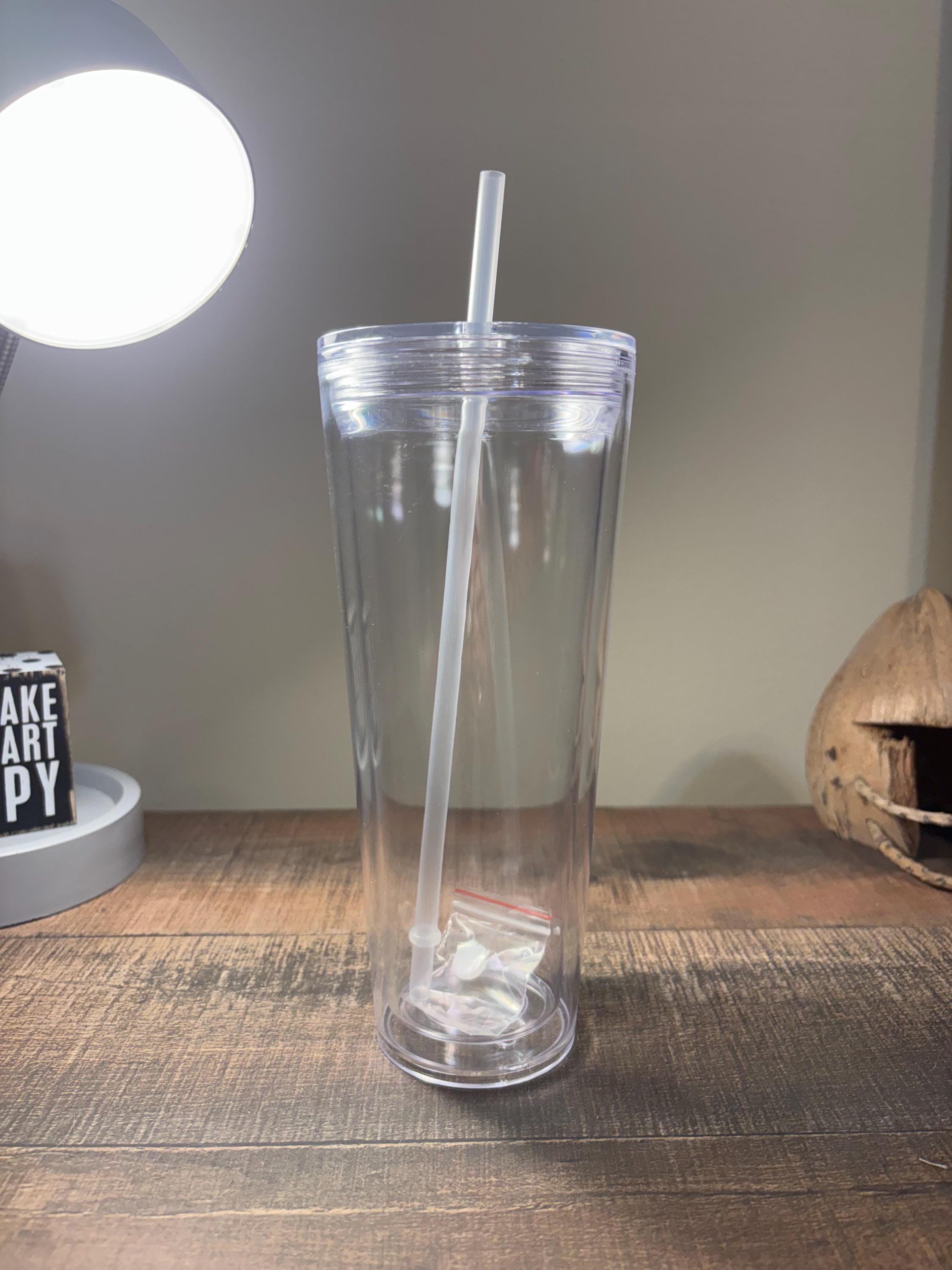24oz Acrylic Snow Globe Tumbler | Handmade Custom Snowglobe Cup | Gift for Her