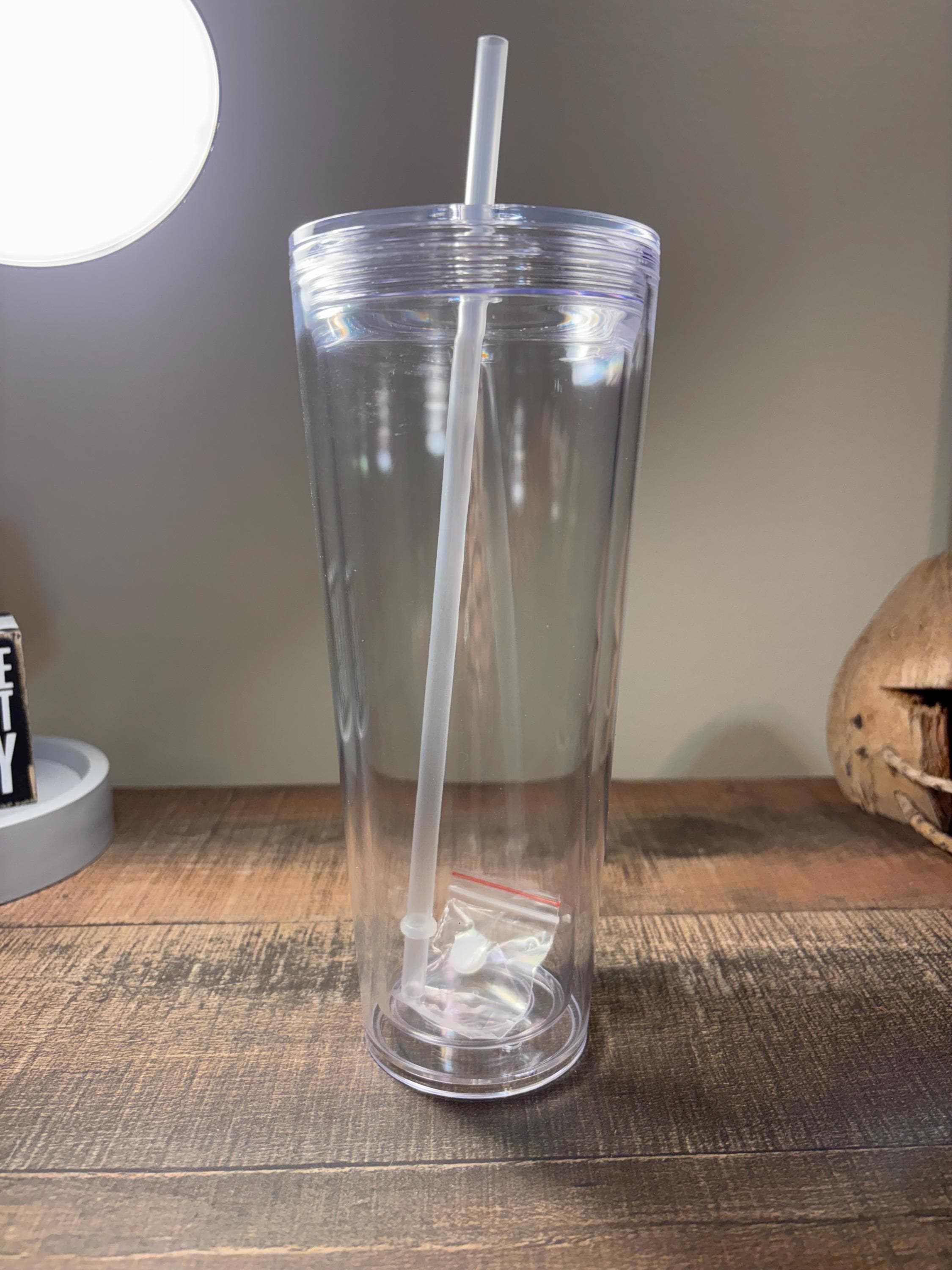 24oz Customizable Snow Globe Tumbler | Choose Wrap, Glitter & Liquid