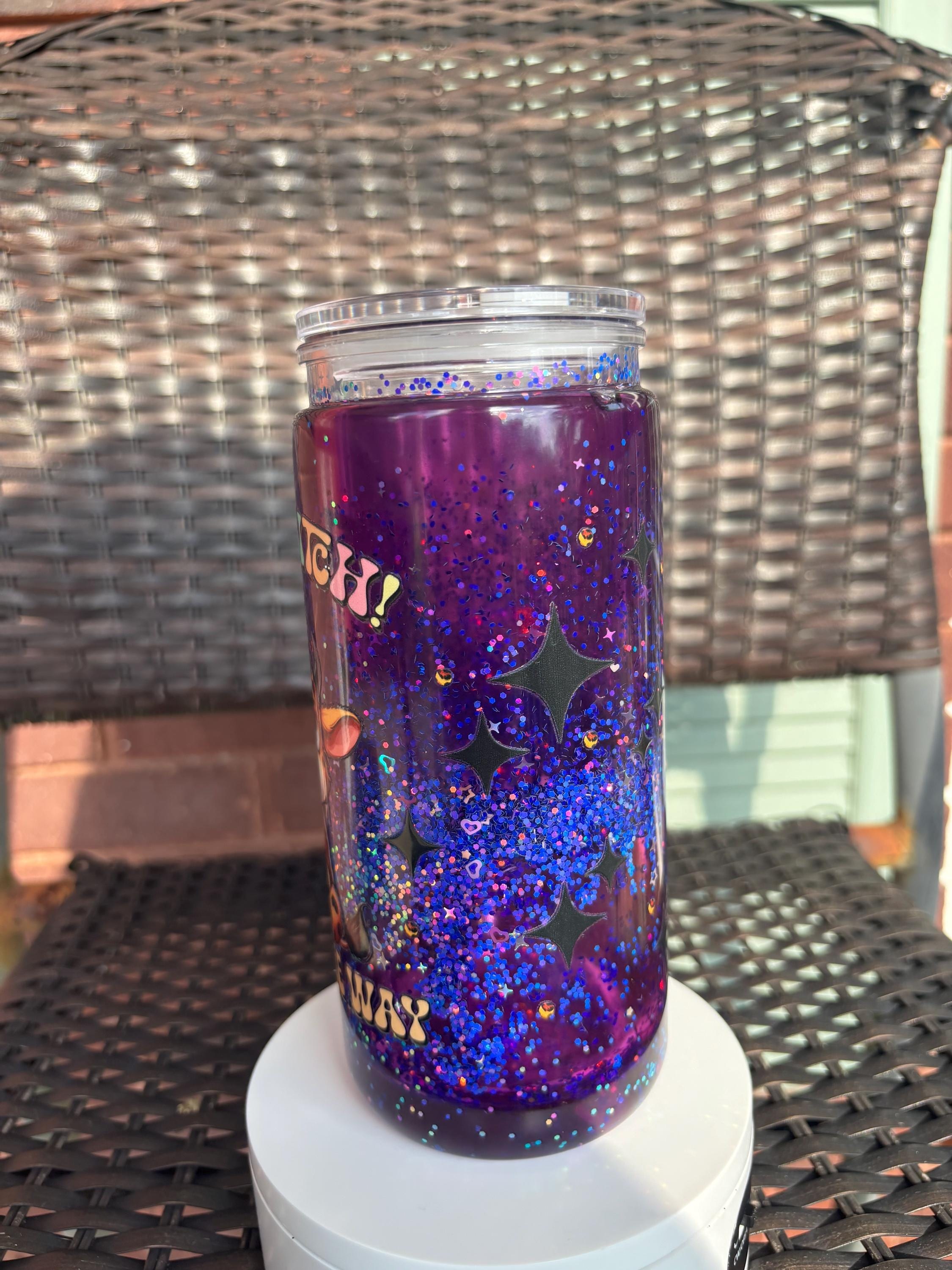 Moo Bitch Get Out The Way Lava Snow Globe Tumbler | 20oz Handmade Sacastic Tumbler
