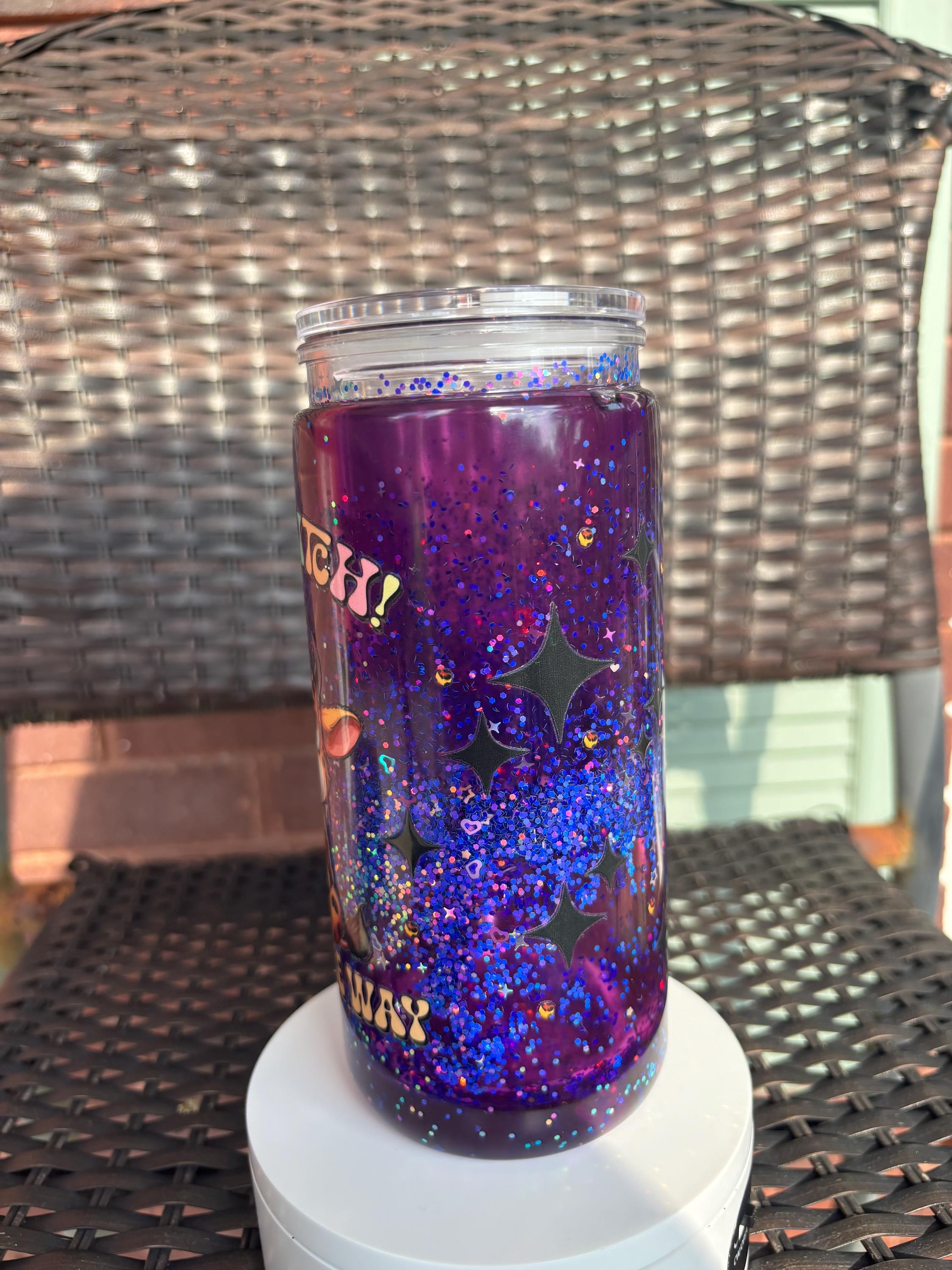 Moo Bitch Get Out The Way Lava Snow Globe Tumbler | 20oz Handmade Sacastic Tumbler