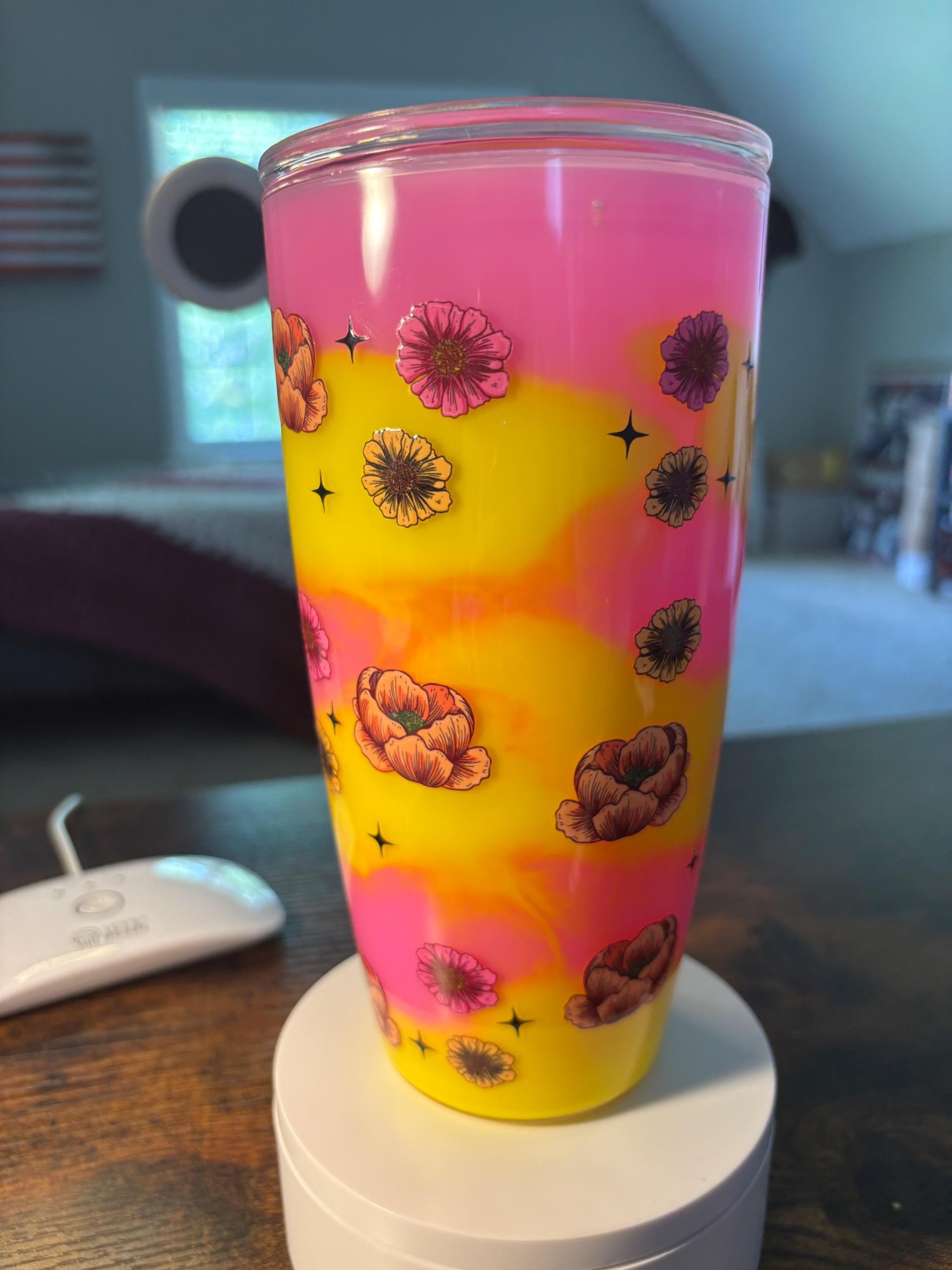 Skeleton Motherhood Snow Globe Tumbler | 24oz Fat Milkshake Cup