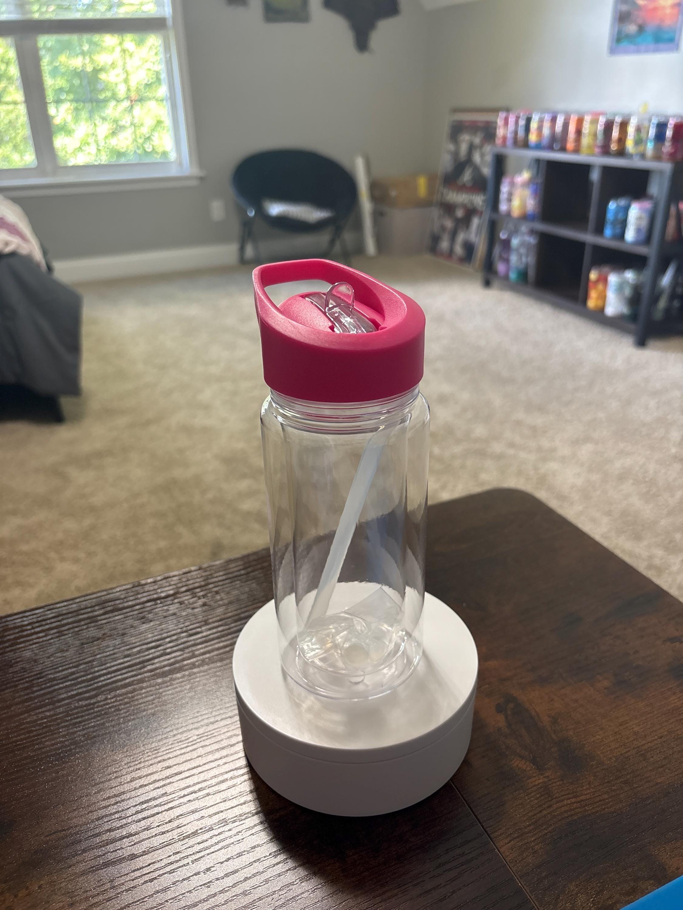 10oz Kids Snow Globe Tumbler | Flip Top Spill Proof Glitter Cup | Handmade Kids Gift