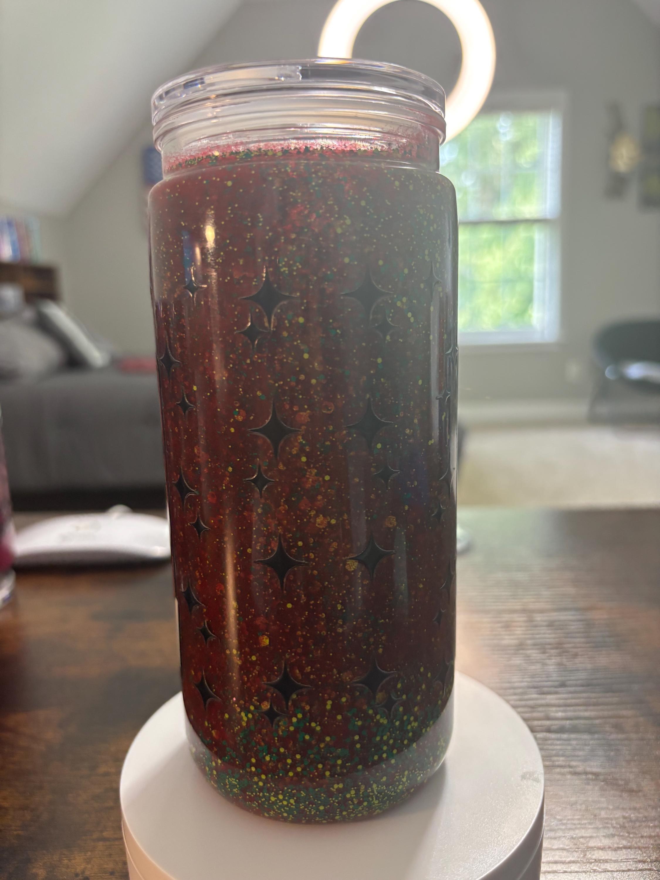 Suspect Runs on Soda Snow Globe Tumbler | 20oz Handmade Funny True Crime Cup