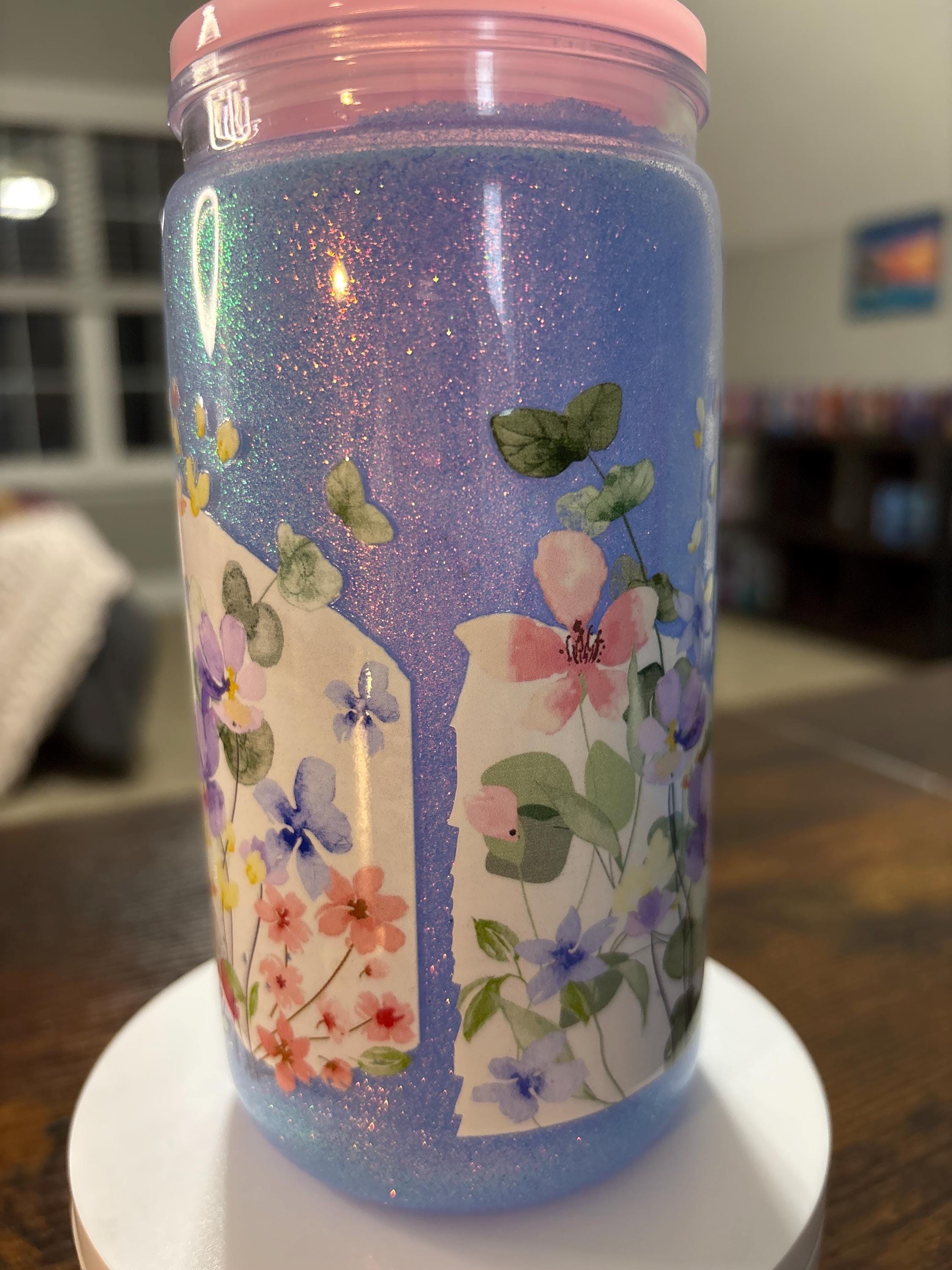 Let Your Light Shine Matthew 5:16 Snow Globe Tumbler | Handmade Bible Verse Cup
