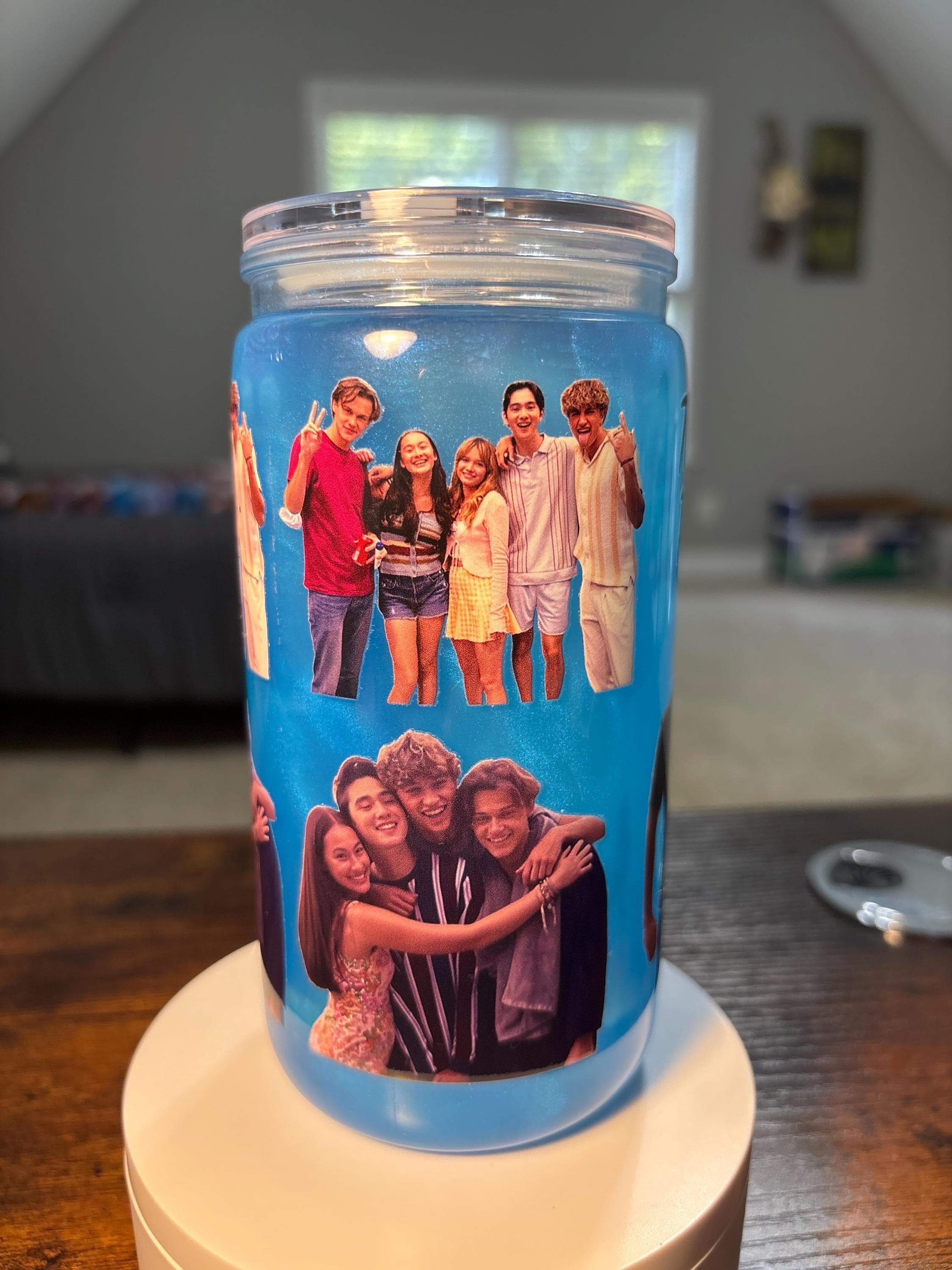 The Summer I Turned Pretty Snow Globe Tumbler | 16oz Handmade Bookish TV Fan Cup